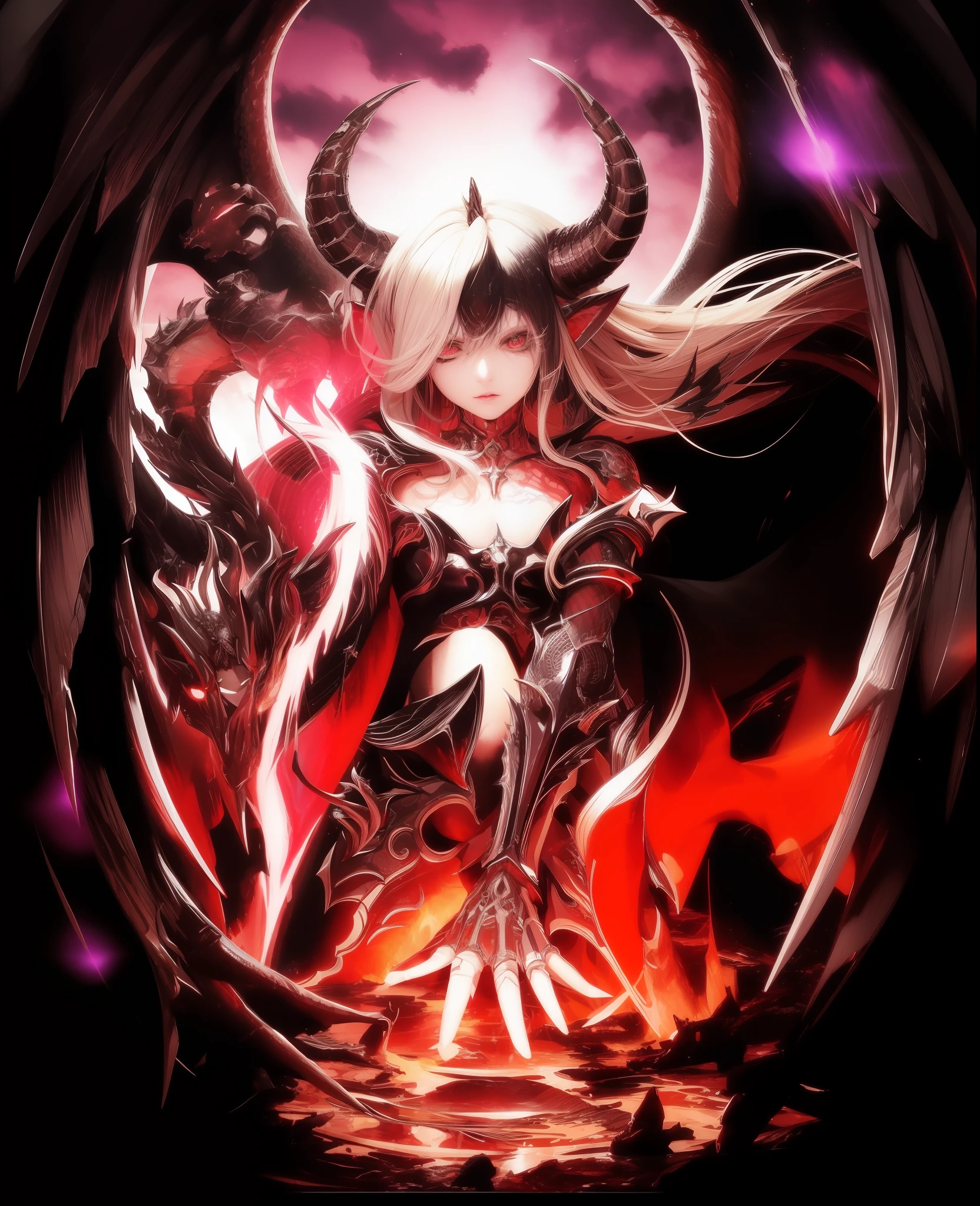 ((Best Quality)),((Masterpiece)). (Detail:1.4),3D demon queen with long black wings and horns on her head a flamethrower in her left hand background high resolution , Anime, Demon, Girl, Art, Demon, Demon Girl, Demon Girl, Demon Girl, Demon Girl, Demon Girl, Demon Girl, Demon Girl, Demon Girl, Demon Girl, --auto --s2
