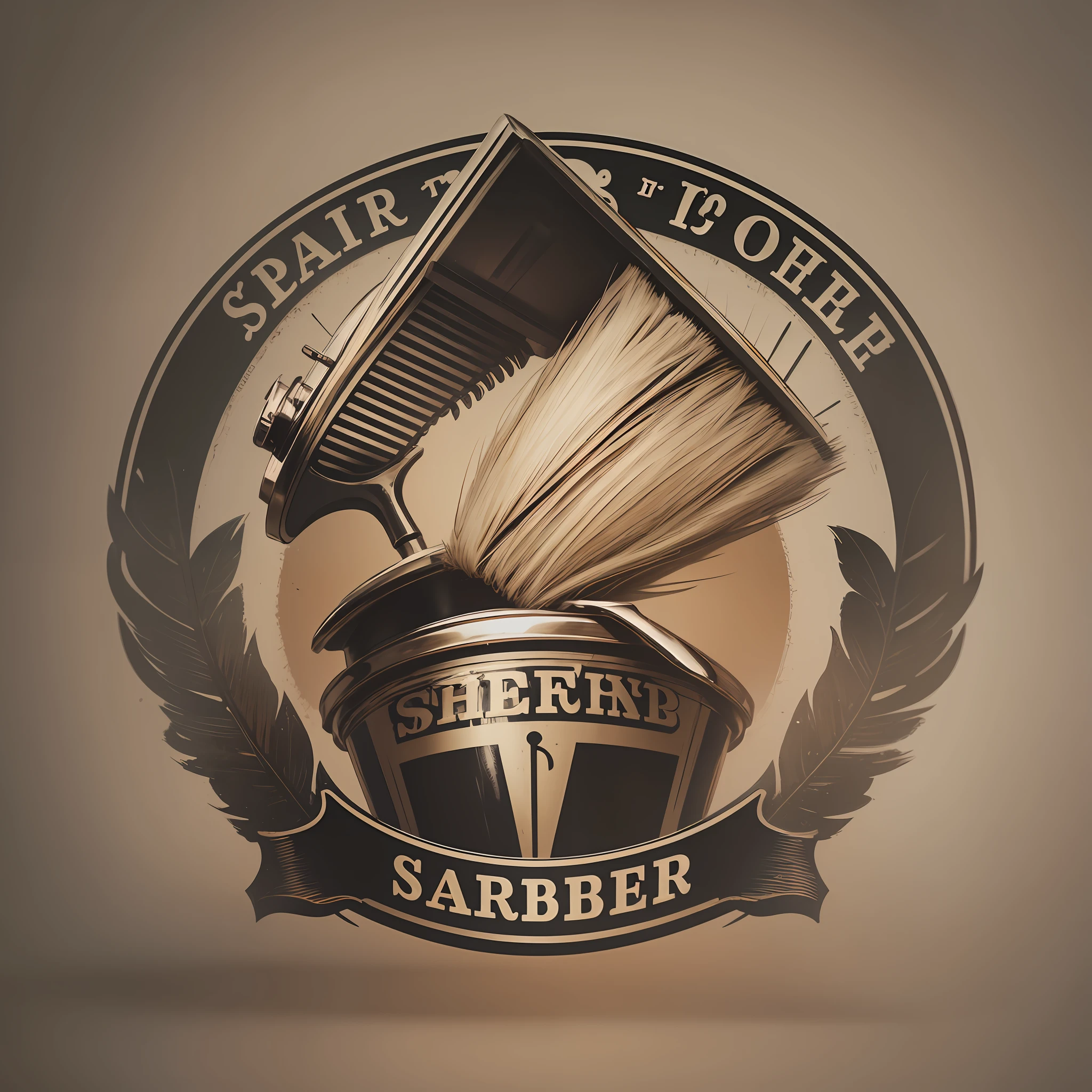 Idea of a logo for barbershop --auto --s2