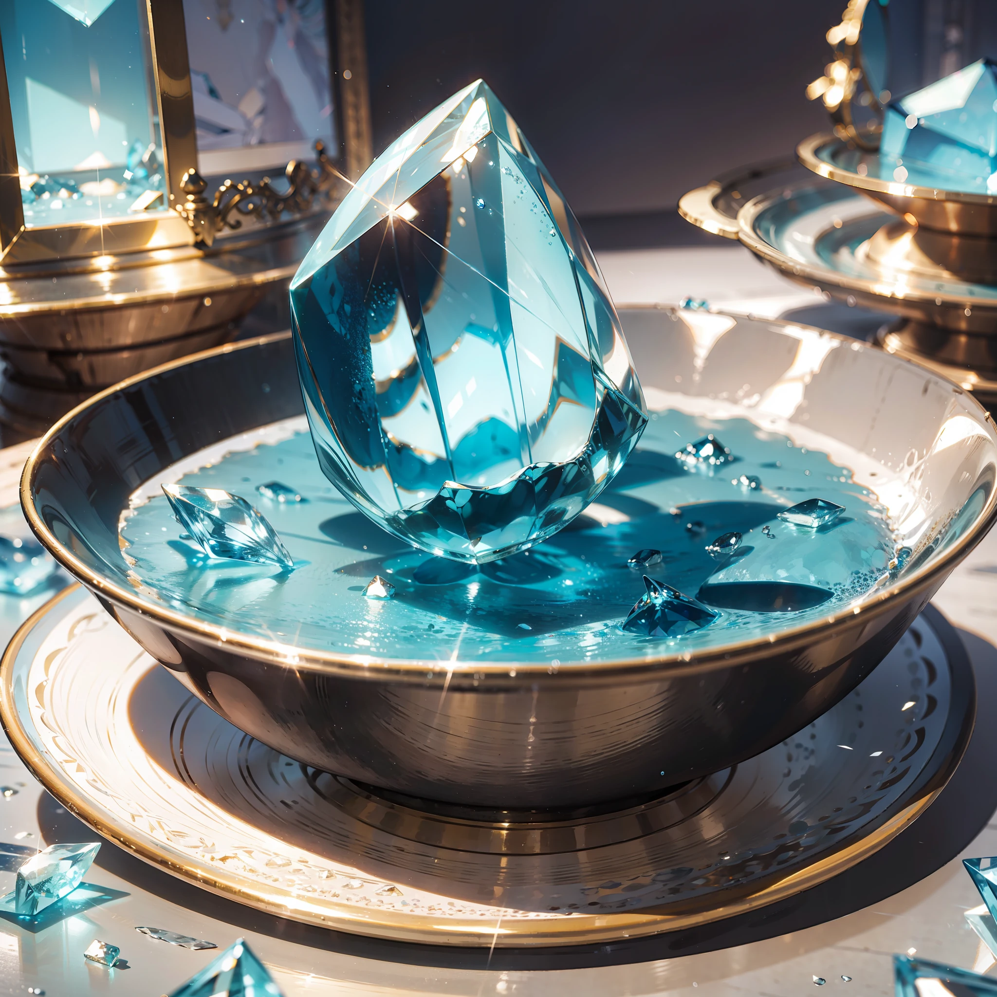 Aquamarine Gemstones Exhibits