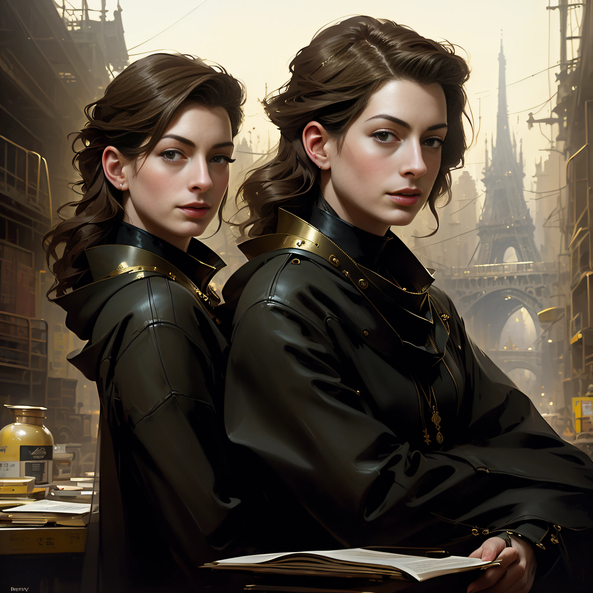 Anne Hathaway, VHS Effect, (Poster: 1.2), Poster on the Wall, Nostalgia, Movie Poster, (Skin Texture), Intricate Detail, Fine Detail, Hyperdetail, Ray Tracing, Subsurface Scattering, Diffuse Soft Light, Shallow Depth of Field, (Oliver Wetter) Ed Blinkey, Atey Ghailan, Studio Ghibli's Professional Majestic Oil Painting, Jeremy Mann, Greg Manchess, Antonio Moro by (greg rutkowski:1.4), bokeh