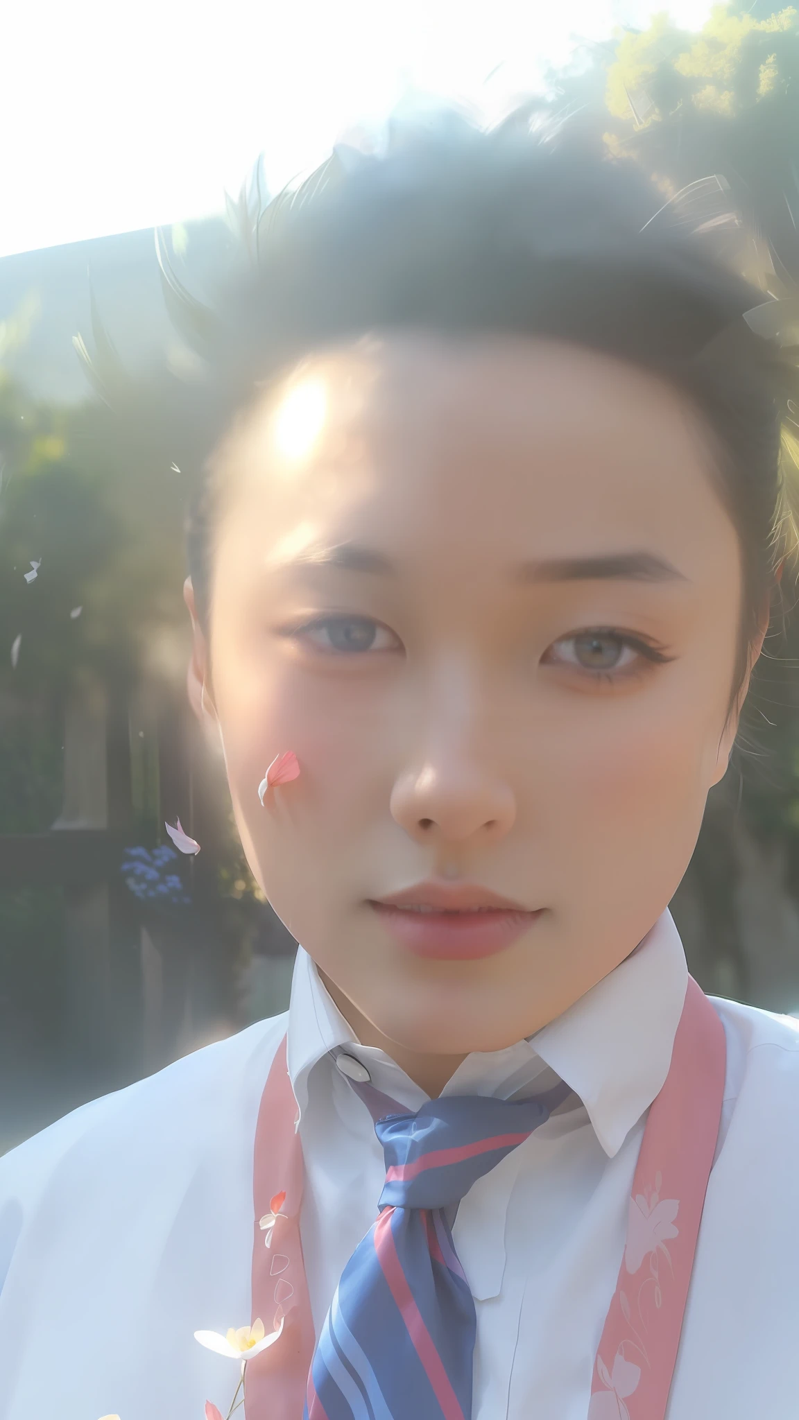 (Best quality: 1.2), (Masterpiece level: 1.1), (Very detailed: 1.1), (Detailed background: 1.1), (Anime style: 1.1), (Young men: 1.1), (Outdoor scene: 1.1), (sweat beads: 1.1), (Sunset atmosphere: 1.1), (Delicate sky: 1.1), (Breeze breeze: 1.1), (Fluttering petals: 1.1), (Atmospheric lighting: 1.1), (Unique focus: 1.1), (Close-up style: 1.1), (Side Rendering: 1.1), (Depth of Field Effect: 1.1), (Understated Background: 1.1)