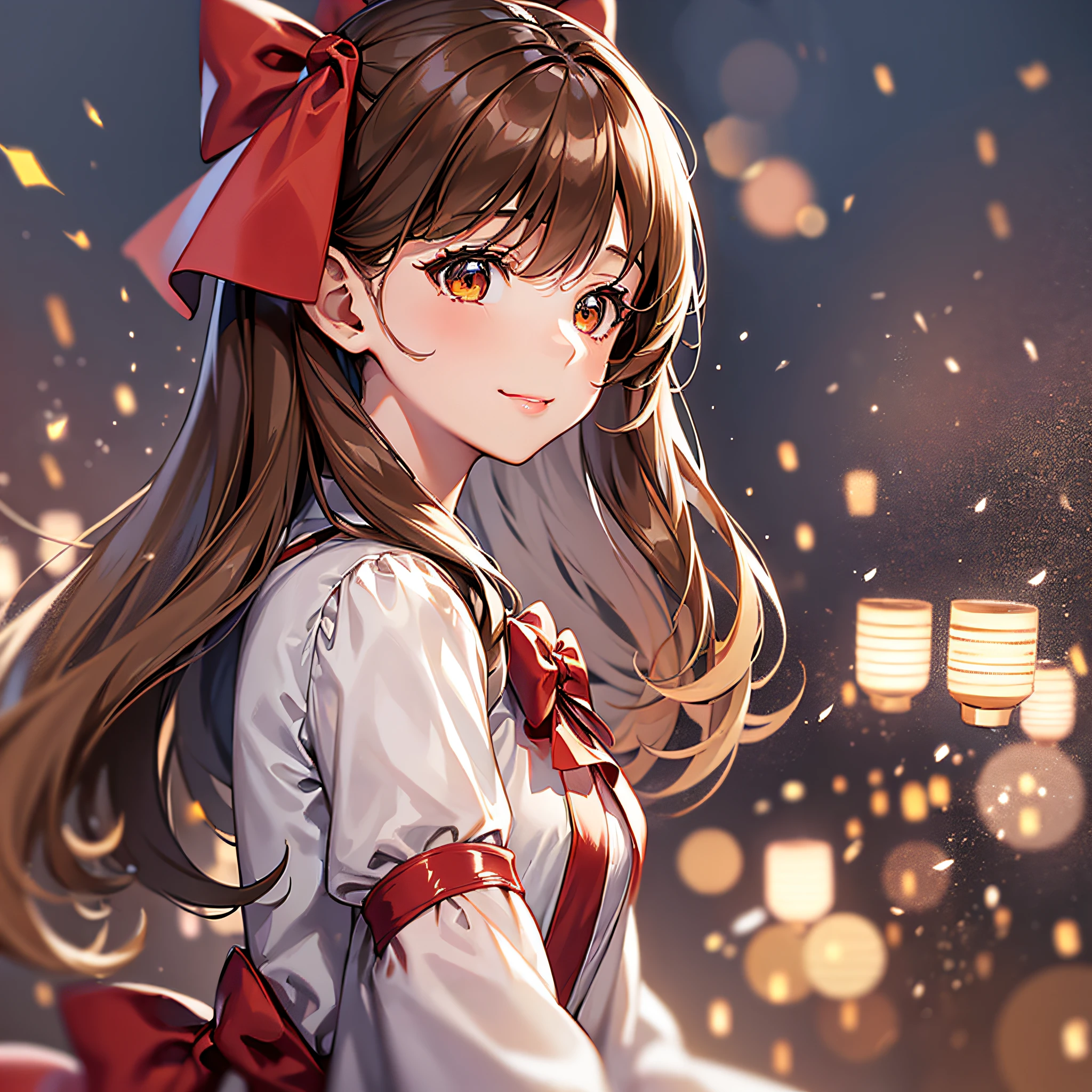 Light particle effect, blur