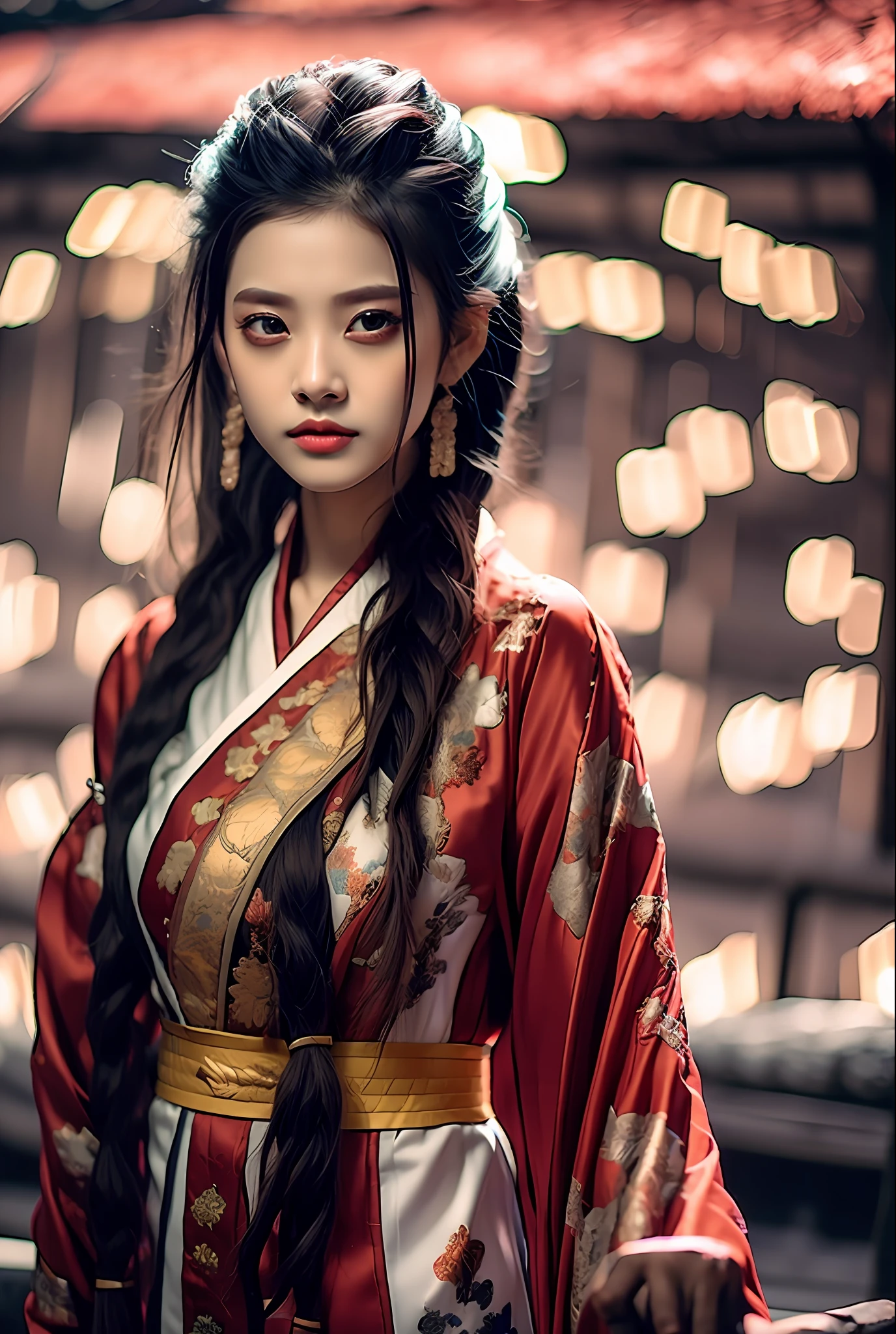 best quality, masterpiece, highres, wuxia 1girl, china dress, super Beautiful face, super beautiful eye, super beautiful hair