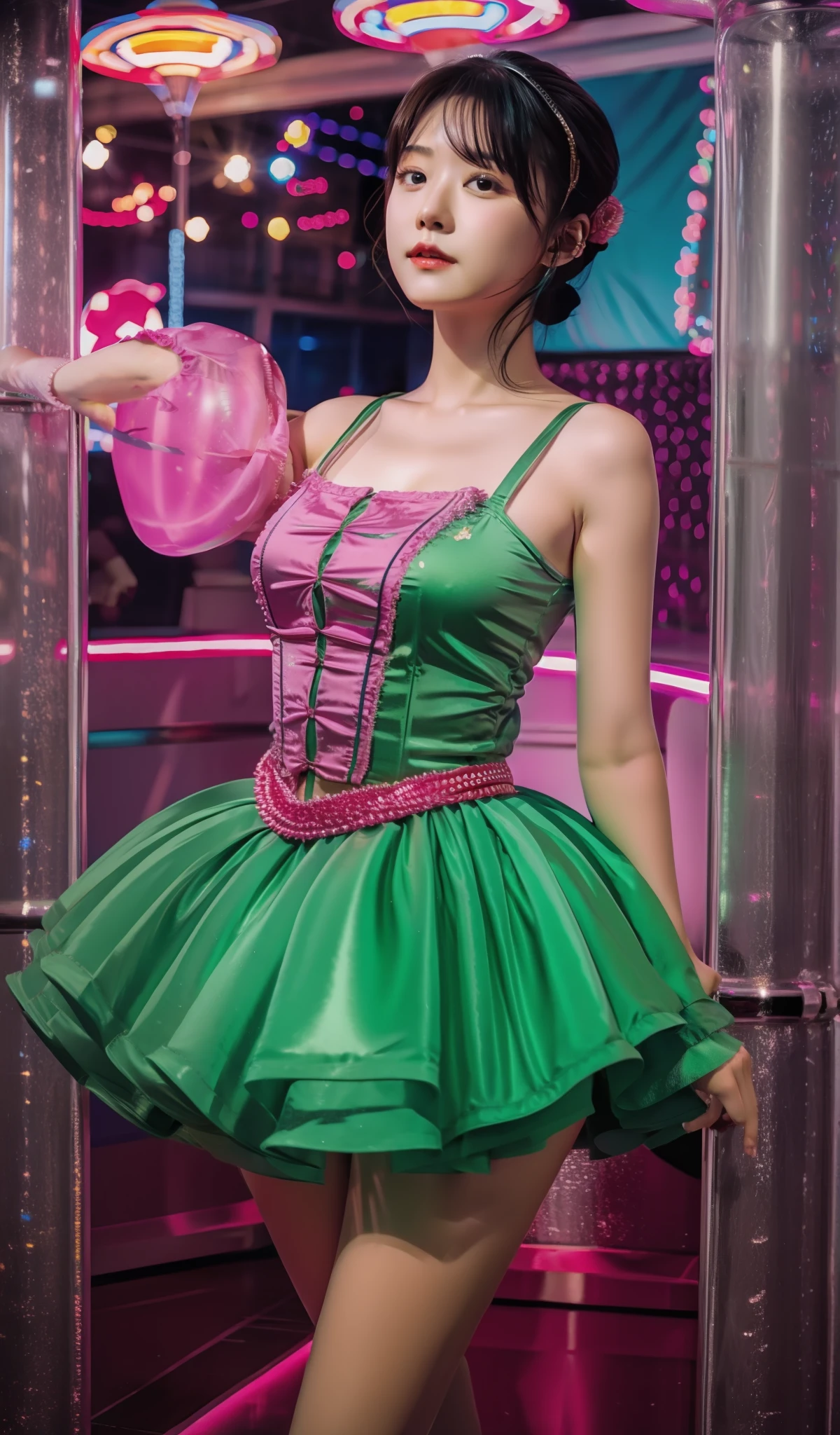 my new girlfriend,in the dancing ball