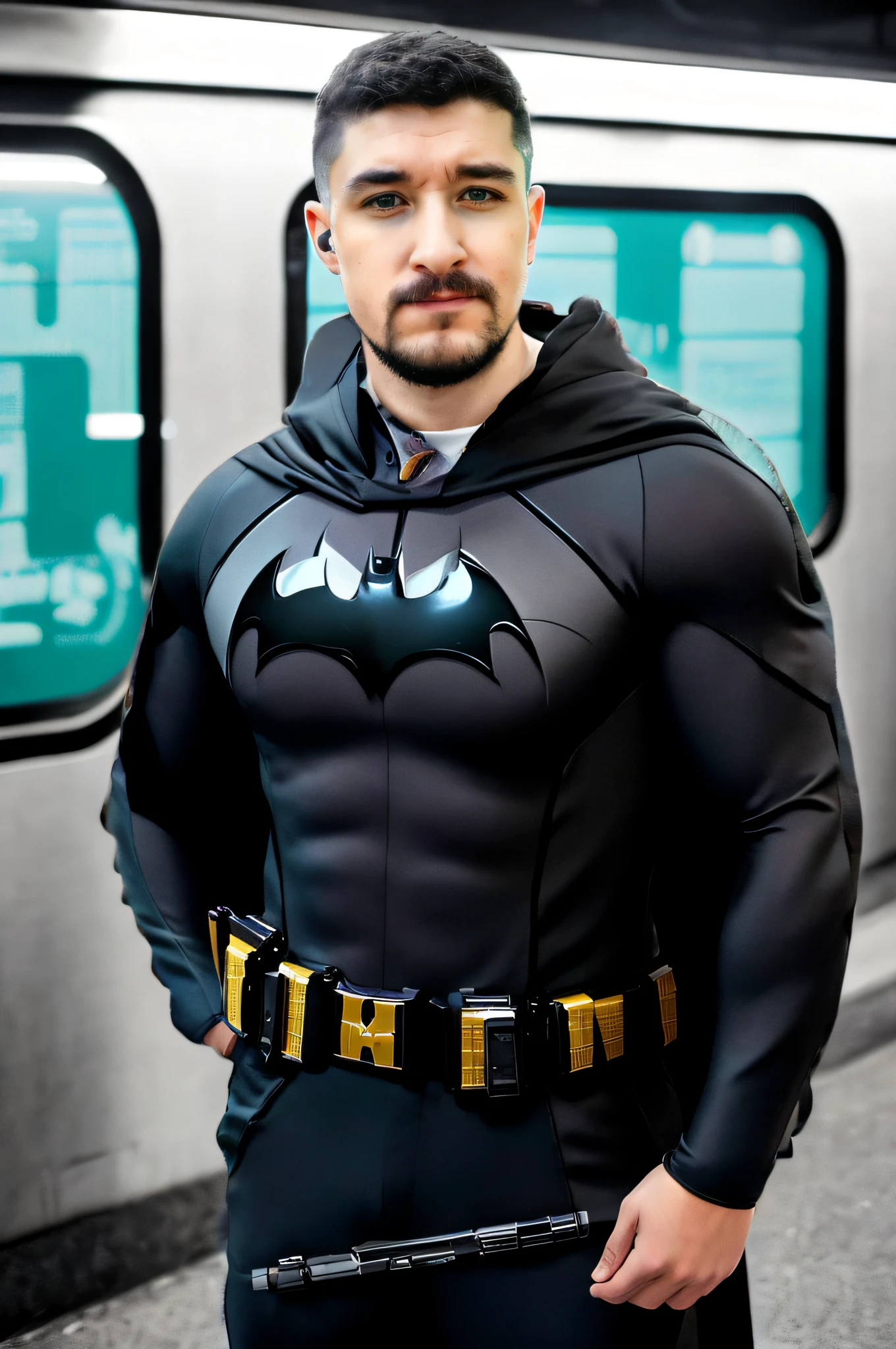 Batman 8k, high definition, detailed costume, dc and marvel style