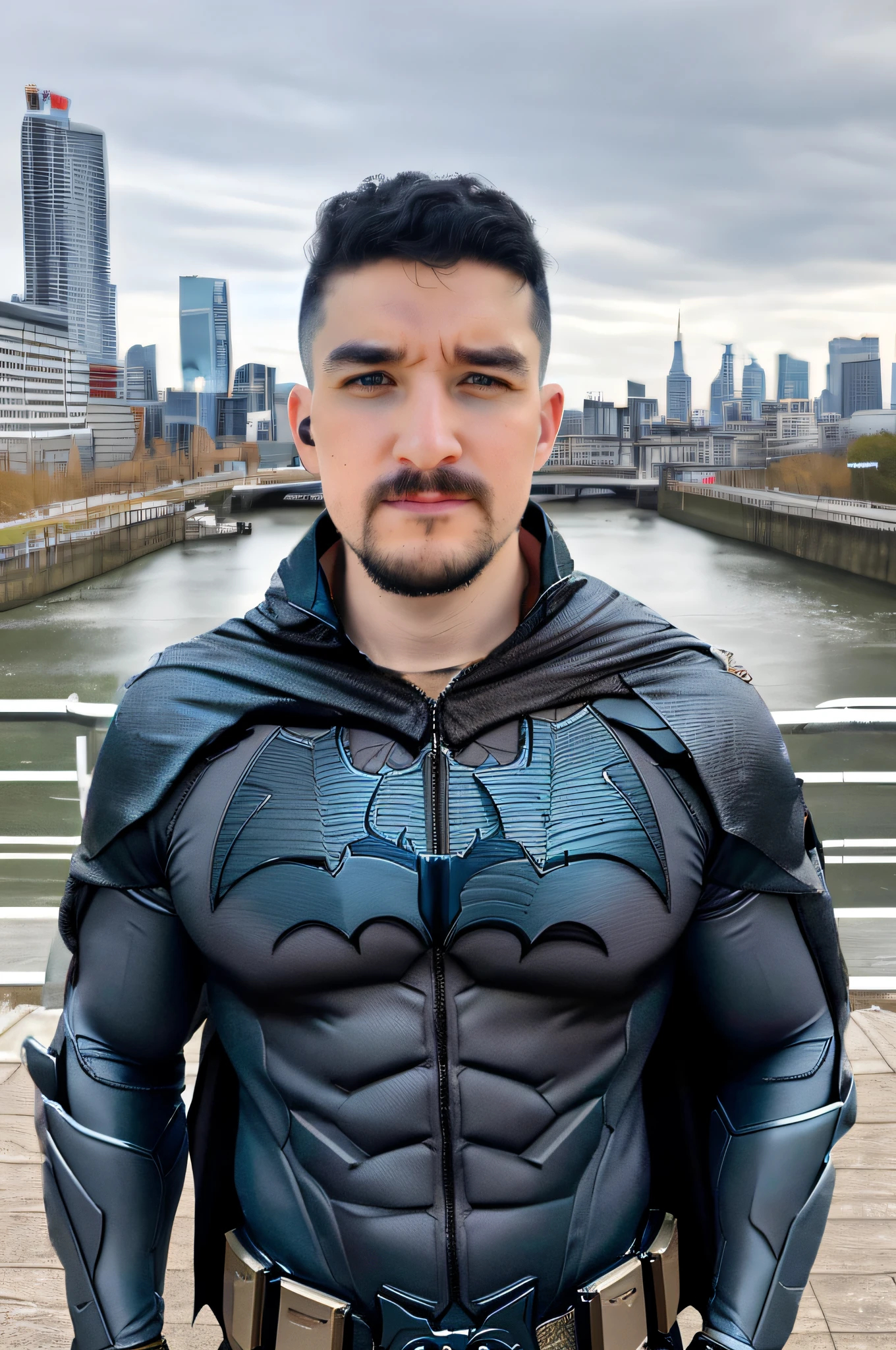 Batman 8k, high definition, detailed costume, dc and marvel style