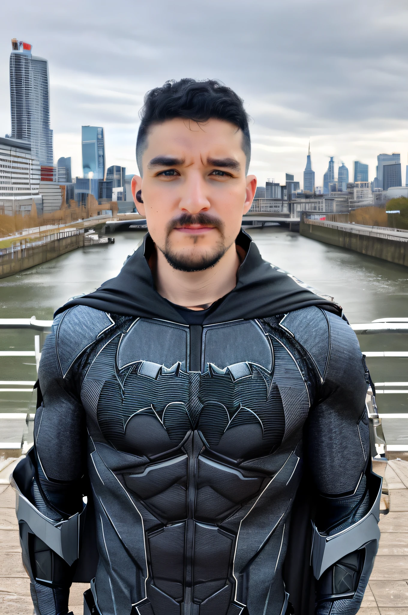 Batman 8k, high definition, detailed costume, dc and marvel style