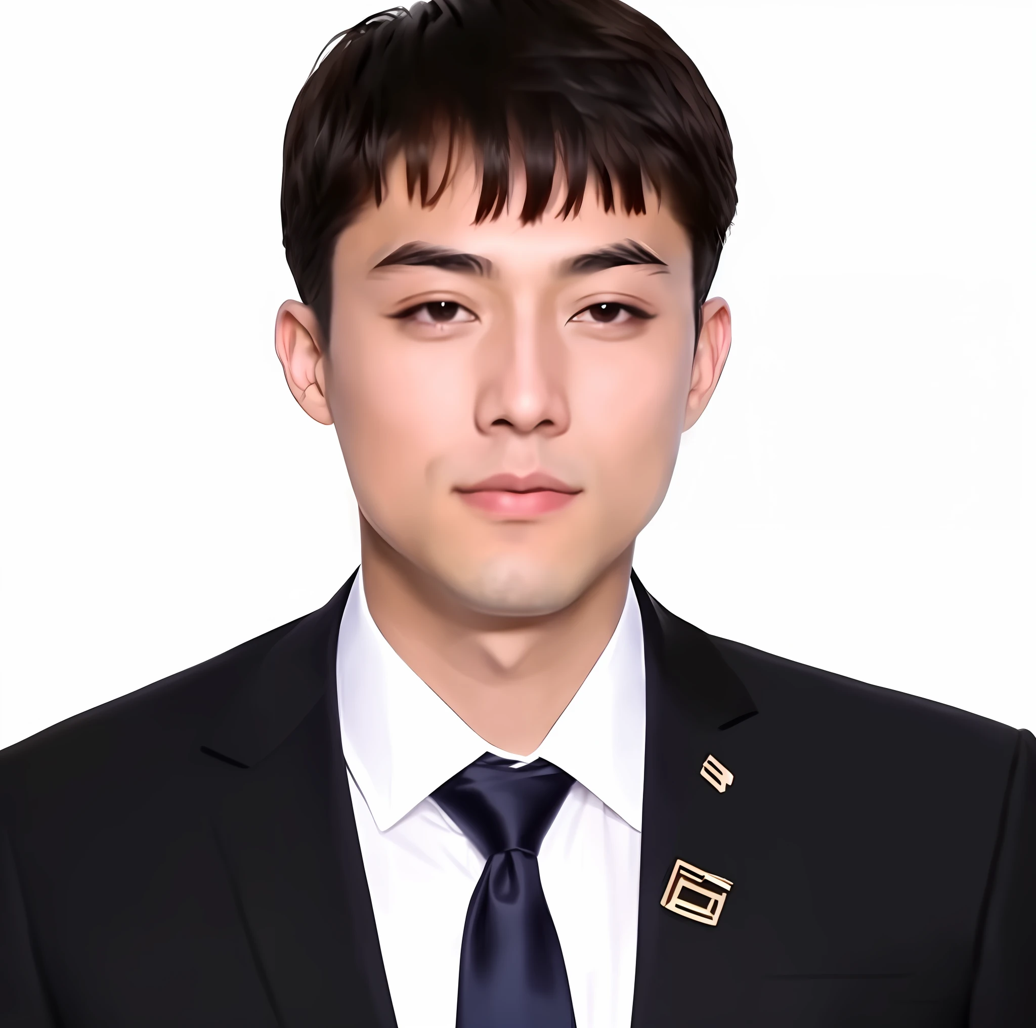 Anime style, high quality picture quality, fashion atmosphere, suit and tie, multiple male group photos, professional photography team shooting, noble quality, moderate shooting angle, stable soft background light.