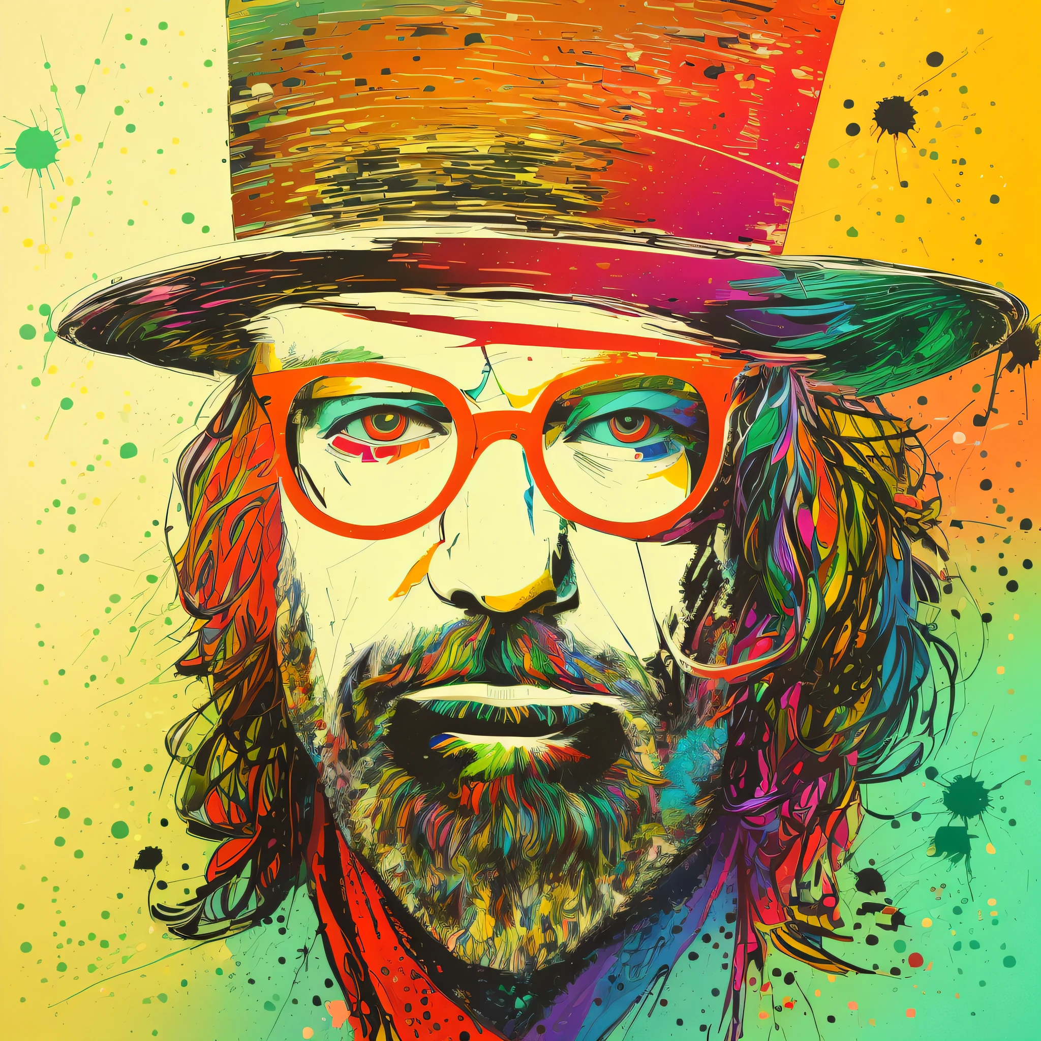 Abstract art that uses colorful overlapping shapes to create. The look should be inspired by the unique painting styles found in cubism and cubist futurism, with an emphasis on texture and intricate details, including the hand-drawn type