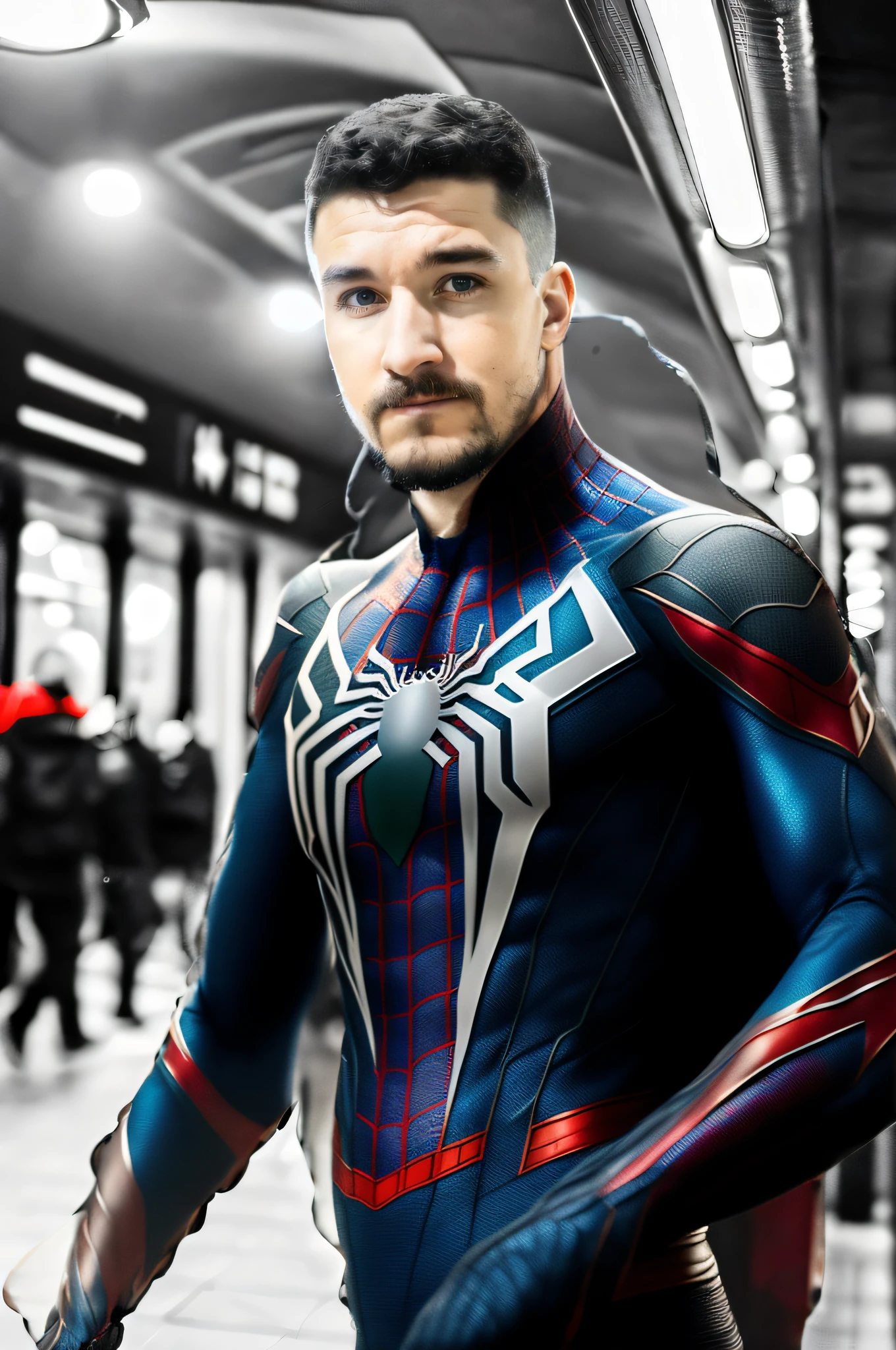Spider-Man, 8K, High Definition, Detailed Costume, DC and Marvel Style