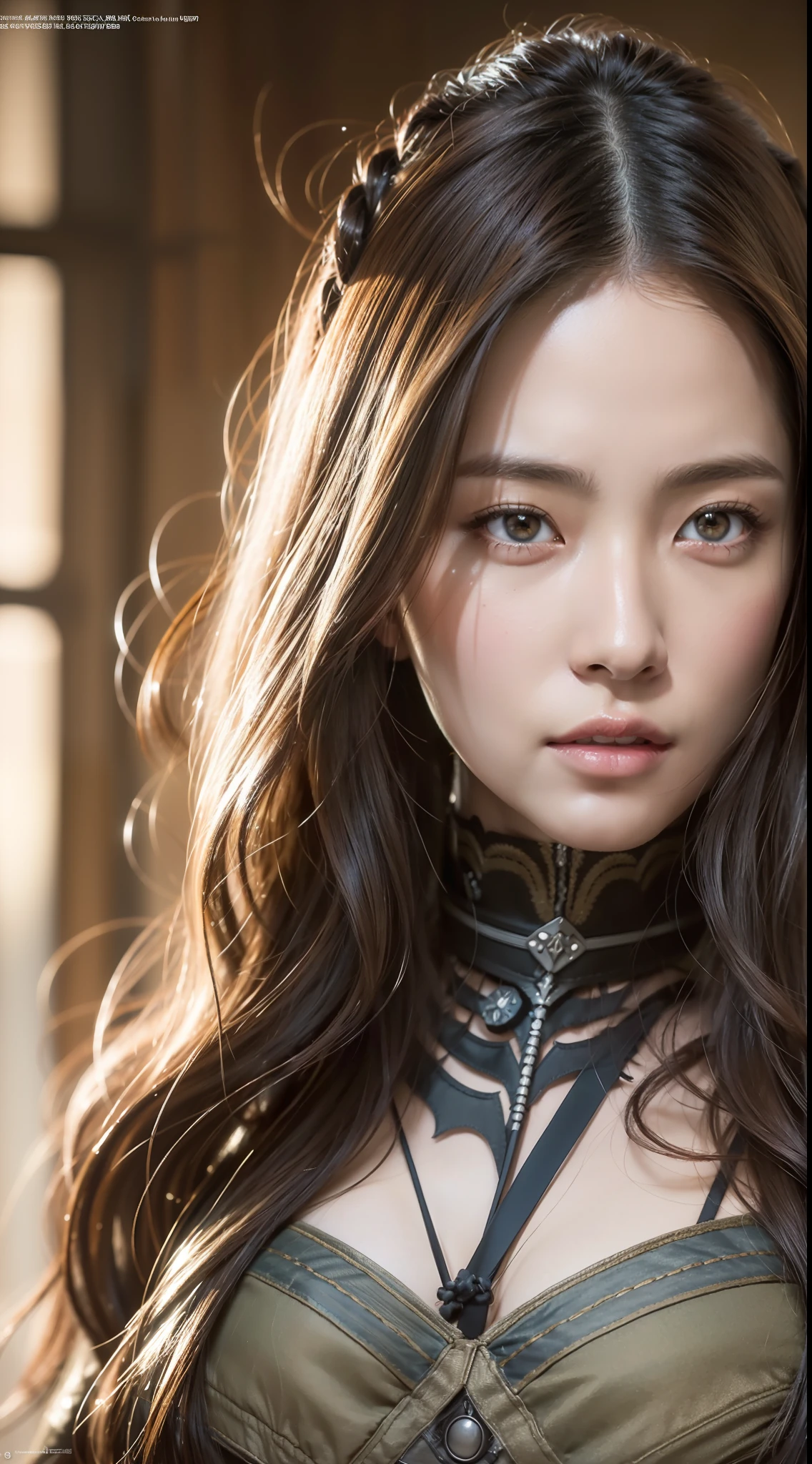 medium full shot Japanese princess,realistic,RAW photo,8K UHD,master piece,best quality,photorealistic,perfect facial features,detailed skin,cinematic, detailed symmetric beautiful hazel eyes, detailed gorgeous face, dynamic pose, in the style of artists like Russ Mills, Darek Zabrocki, Ivan laliashvili, Jean-Baptiste Monge. perfect shading, with dramatic lighting. The artwork should be centered, stylized, and elaborate. TanvirTamim. rendered in 8K resolution for high-quality detail, artstation, concept art, smooth, sharp focus, highly detailed, soft natural volumetric cinematic perfect light, intricate artwork masterpiece