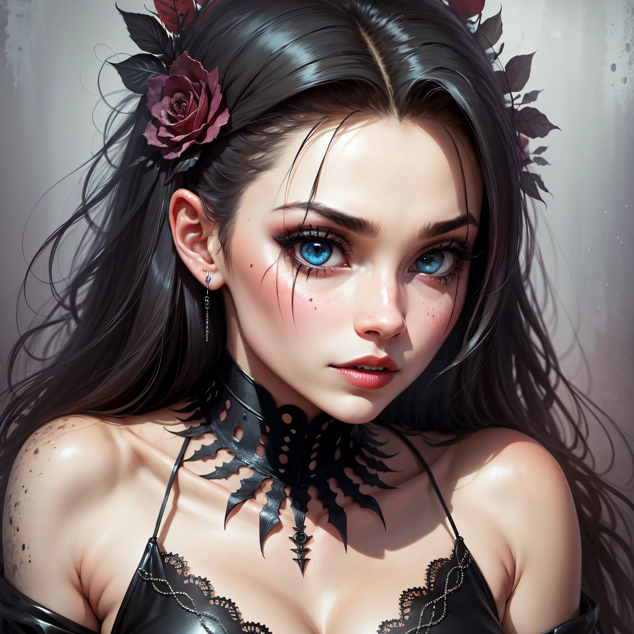 Horror dark woman beauty --auto --s2