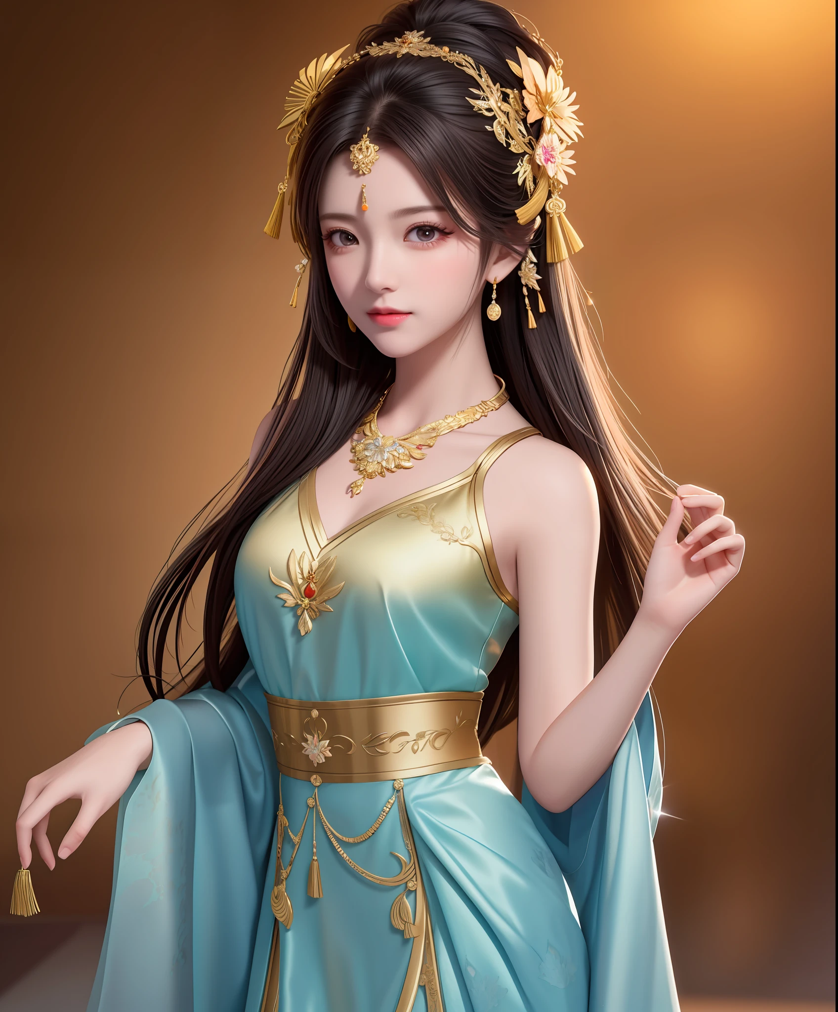 best quality, masterpiece, highres, 1girl,china dress,hair ornament,necklace, sexy, jewelry,Beautiful face,upon_body, tyndall effect,photorealistic, dark studio, rim lighting, two tone lighting,(high detailed skin:1.2), 8k uhd, dslr, soft lighting, high quality, volumetric lighting, candid, Photograph, high resolution, 4k, 8k, Bokeh,