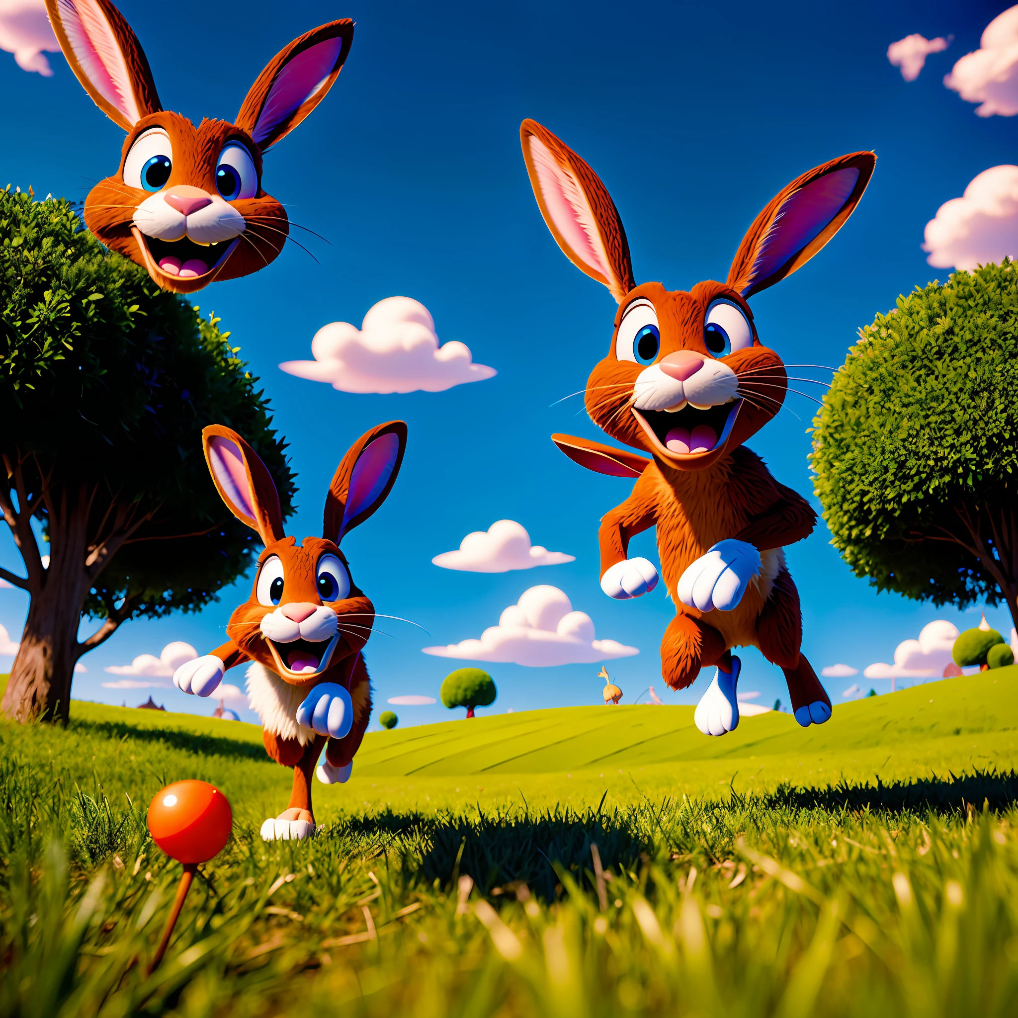running rabbit, disney pixar, rabbit running disney animation
