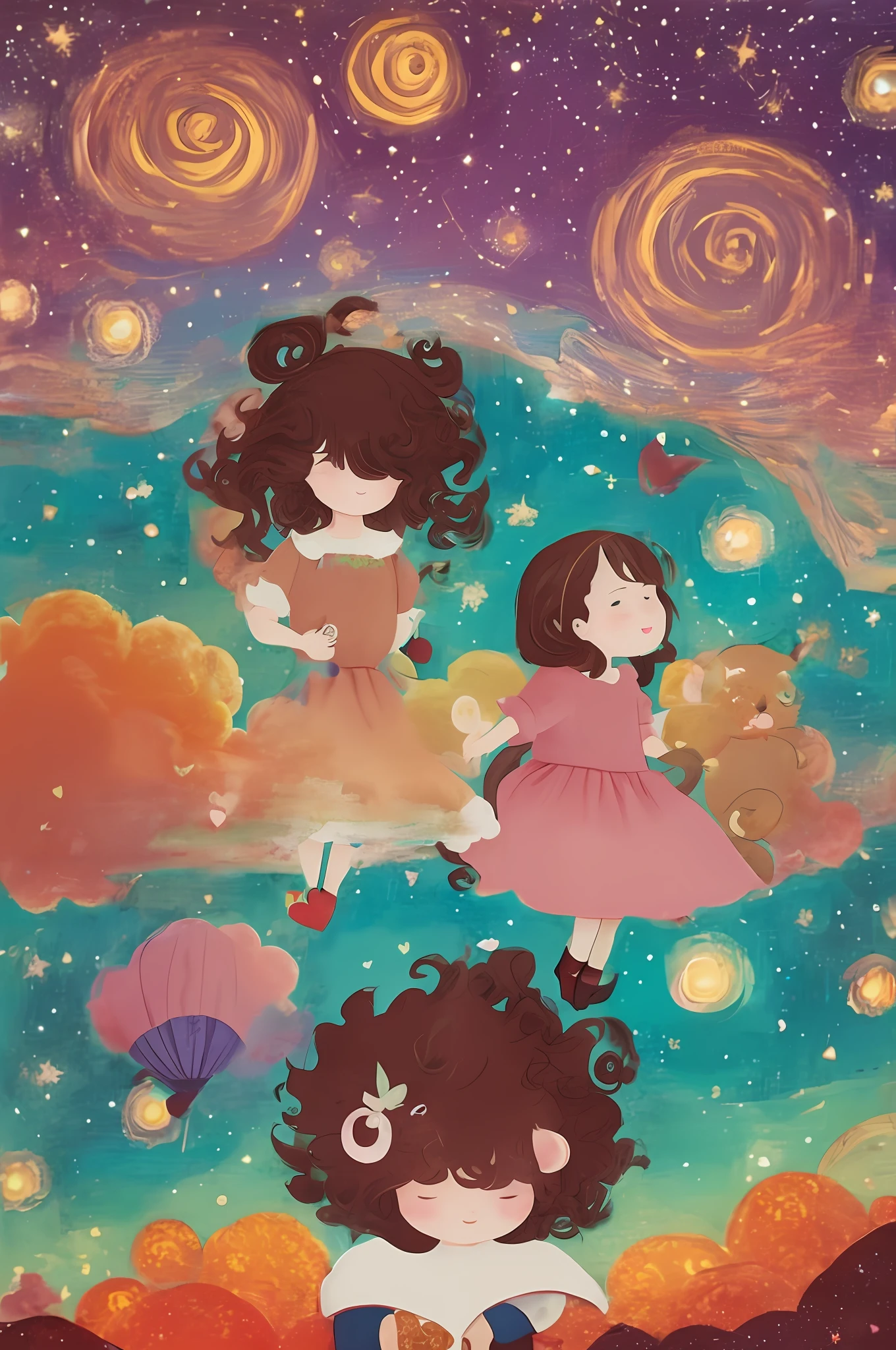 magical starry night wit lots of love