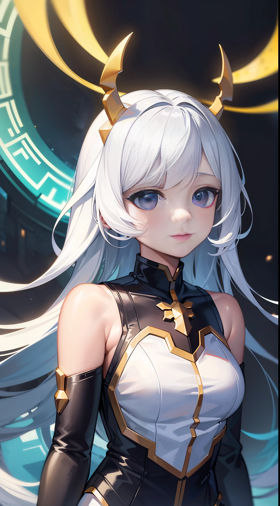 best quality, masterpiece, highres,
1girl, Detailed face, (Upper body:1.6), Cyber cities, mountains and rivers, night, firefly lights, Realistic, rich in detail, (White down:1.2), (beautiful body:1.4),