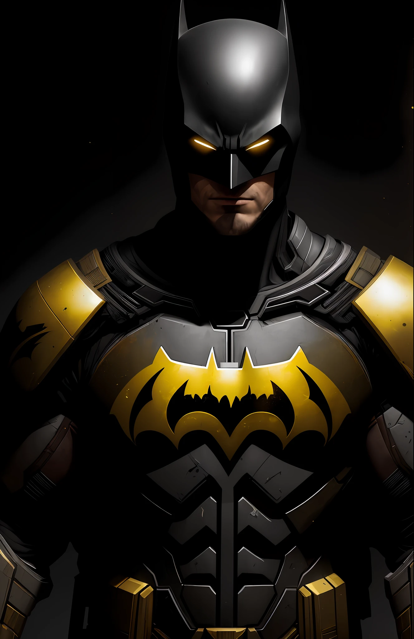 (dark shot: 1.1), epic realistic, Gold Batman from DC, yellow gradient, black, brown and magenta color scheme, grunge aesthetics!!! graffiti tag wall background, art by Greg Rutkowski and artgerm, soft cinematic light, Adobe Lightroom, darkroom, HDR, intricate, highly detailed, (depth of field: 1.4), faded, (neutral colors: 1.2), (hdr: 1.4), (muted colors: 1.2), hyper-detail (artstation: 1.4), cinematic, warm light, dramatic light (complex details: 1.1)