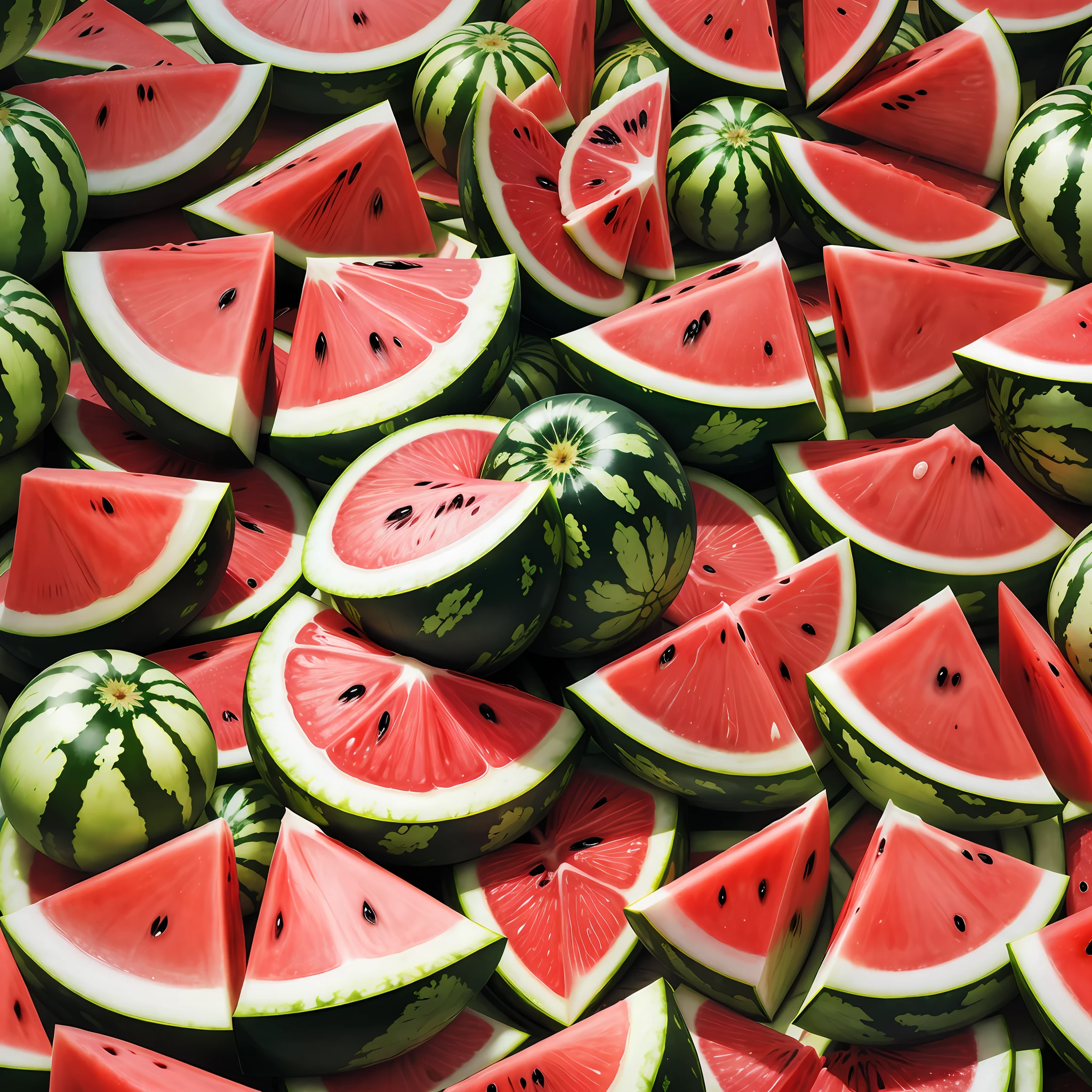 watermelon pattern, watermelon, watermelon, watermelon, summer, art, total pattern, repeat, repeat, wallpaper, white background, slice, piece, cut, fine, watercolor, illustration, color, color, shade, red, pictorial, pattern, fresh, fashionable, fresh, fresh, sweet, raw, vivid, cute, gentle, no miscellaneous taste, nature, picture, pictorial, faithful, natural, natural, fruit, fruit, ripe, Savory, tasty --auto --s2
