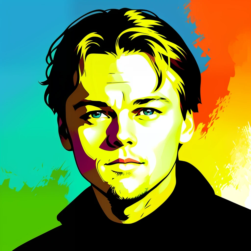 Leonardo di Caprio, wpap art