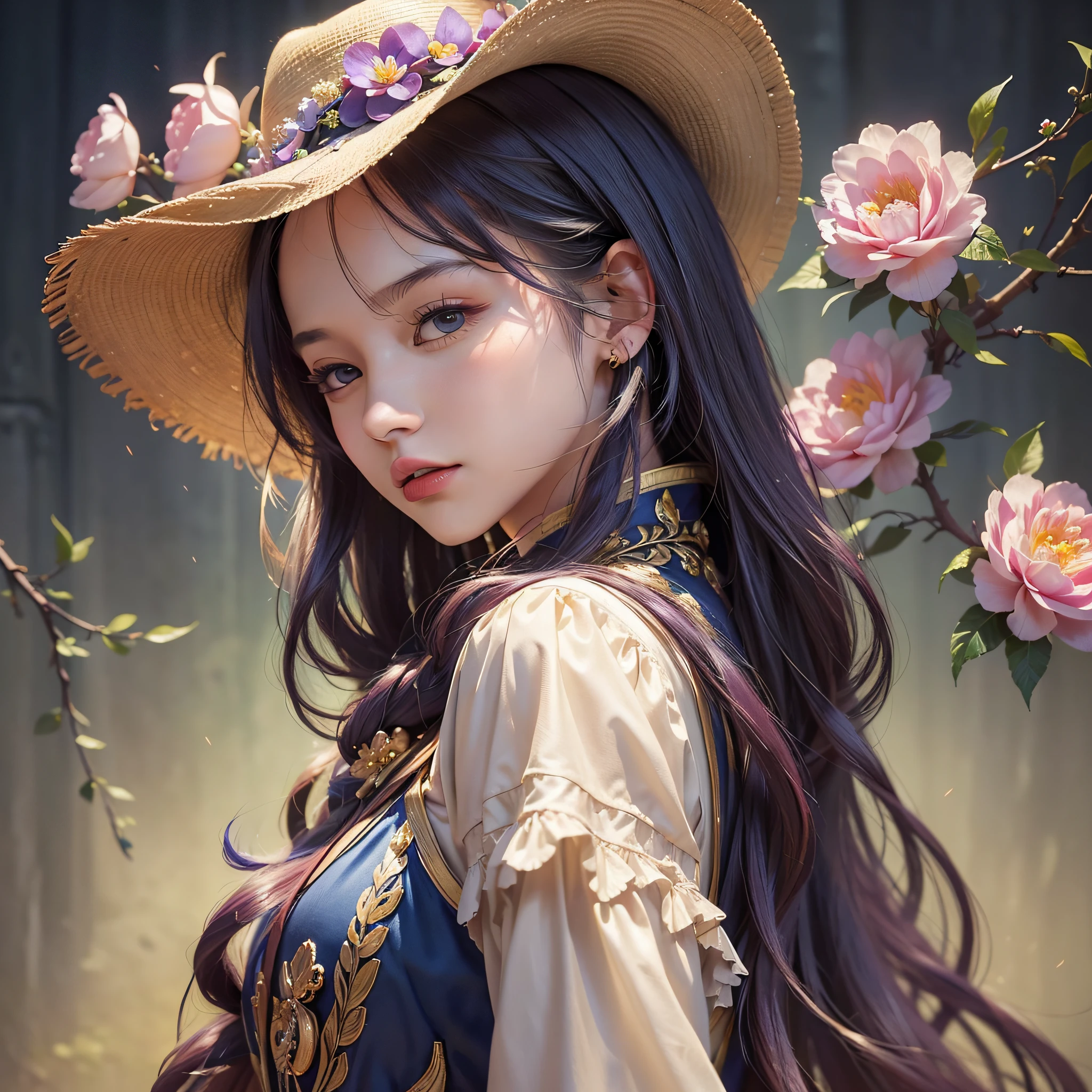 (Masterpiece, Top Quality, Best Quality, Official Art, Beautiful and Aesthetic: 1.2), (Beautiful Women's nape) Very detailed, colorful, supreme detailed, enchanting Amish Fe full shot male silk weaver