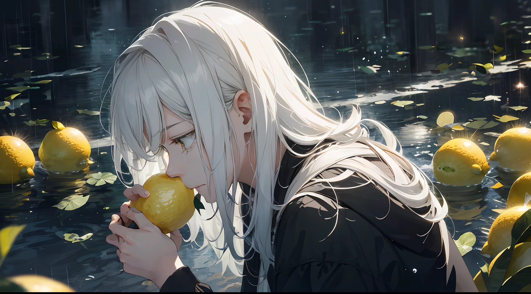 (Best Quality: 1.5), (Super Detail: 1.5), (Best Quality: 1.5), (((Lemon))), How Good It Would Have Been If It Were a Dream
I still dream of you
Like going home to retrieve something you forgot
Dust off old memories

That there is happiness that will not return
Finally you told me
The stupid past that I hid without being able to say
Without you, I'll be in a fool's eye forever

I'm sure it won't hurt me any more.
I know there won't be

Even the sorrow of that day, even the suffering of that day
I loved it all, with you.
Lingering in the chest bitter lemon smell
I can't go home until the rain stops
Even now you are my light

Traced your back in the dark
I remember its contours vividly
Every time I encounter something I can't accept
The only thing that overflows is tears

What were you doing, what were you looking at?
In profile I don't know

Somewhere you are like me now.
Give me tears, if you're in loneliness,
Please Forget About Me
So much so that I sincerely hope for such a thing
Even now you are my light

More than I think
To you who were in love
As I thought since then
I can't breathe
Even though I was by your side like that
It's like a lie
Very unforgettable
That much is certain

Even the sorrow of that day, even the suffering of that day
I loved it all, with you.
Lingering in the chest bitter lemon smell
I can't go home until the rain stops
Like one of the pieces of fruit cut
Even now you are my light