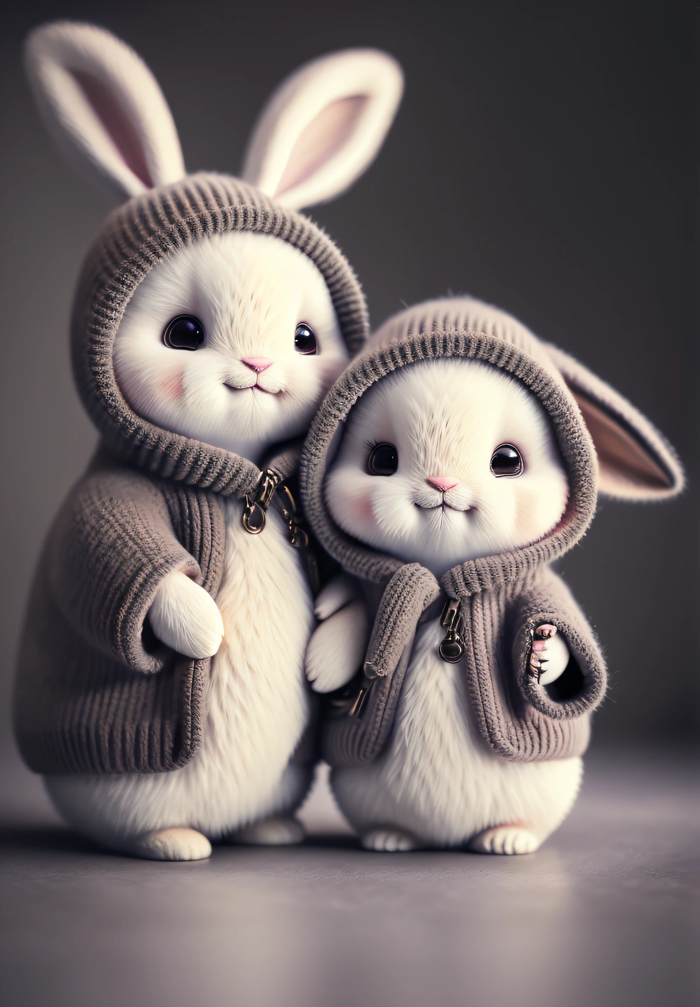 bunny, blur, bunny, flower, nature, no_humans, depth of field, to8contrast style, DARK_Glam, wearing DRK_Glam, deep shadows, (dark: 1.4), (8k, RAW photo, best quality, masterpiece: 1.2)