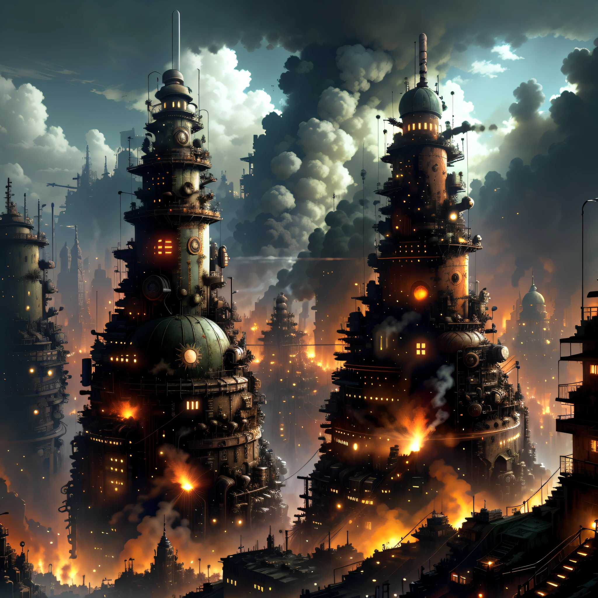 DieselPunkAI city