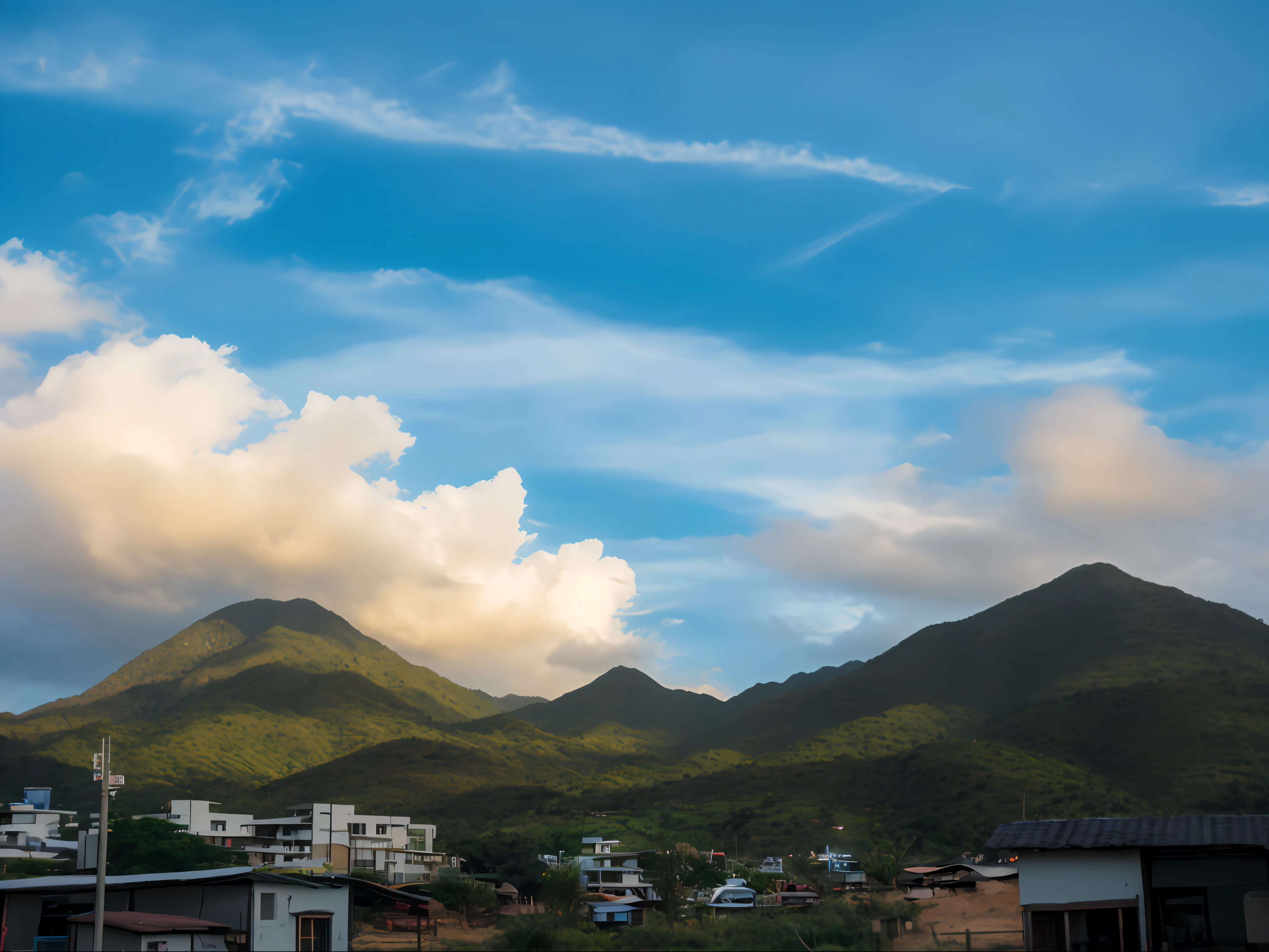 Swazi landscape, cinematic lighting, depth of field, bokeh, realism, photorealistic, hyperrealism, professional photography, uhd, dslr, hdr