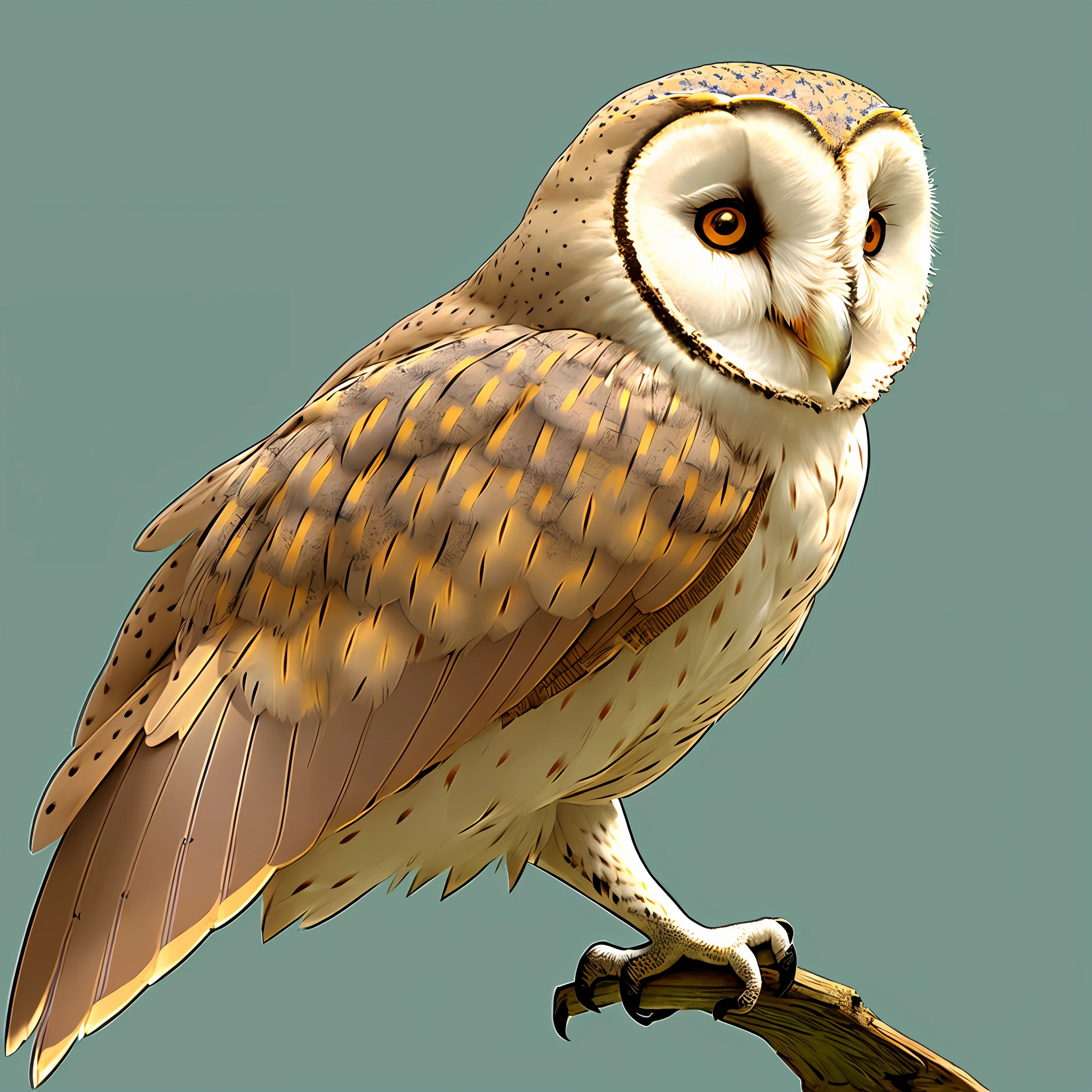 Owl Logo Barn Owl Pictogram