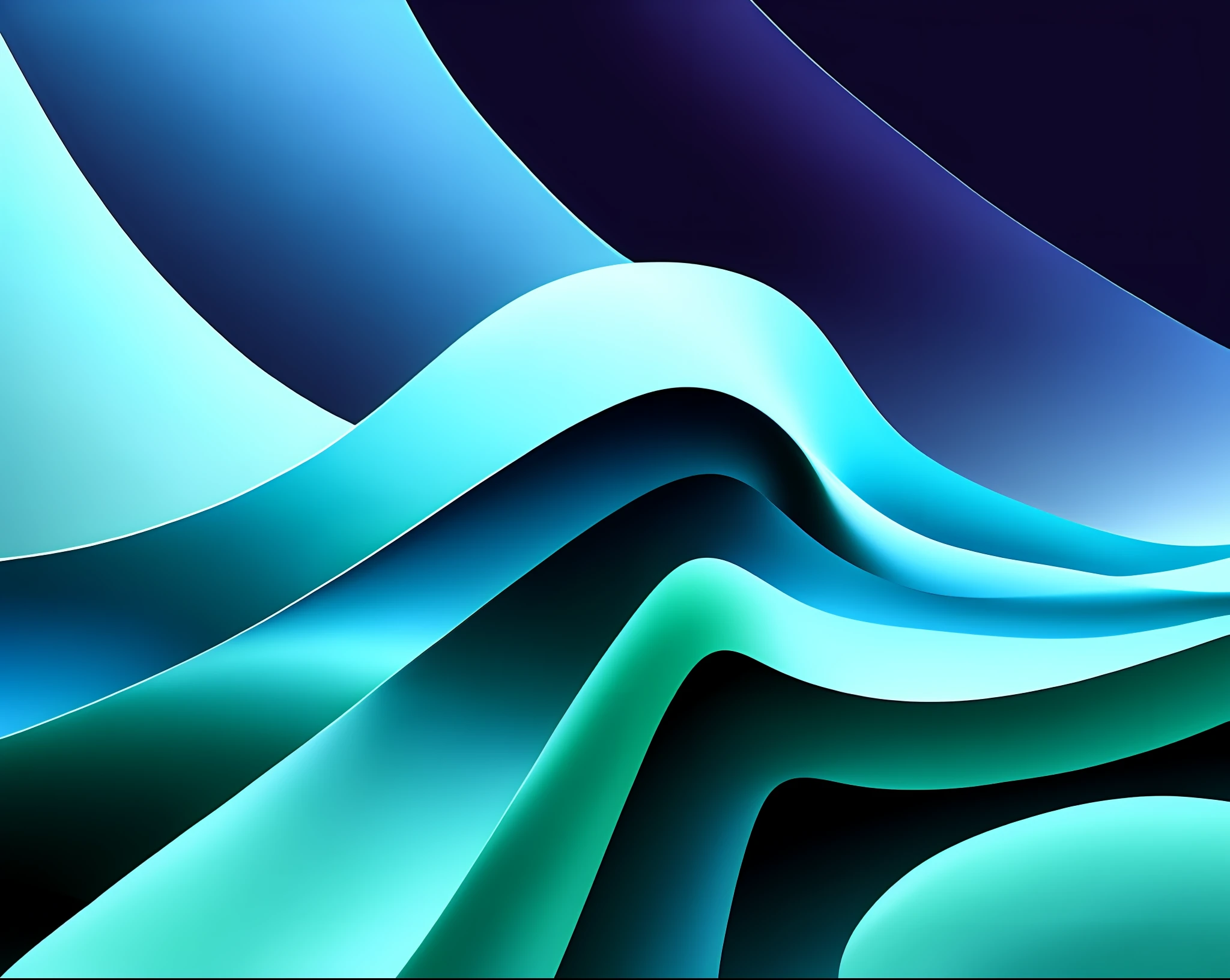 Close-up of dark blue light green light blue background with a wave of colors, 1 0 2 4 Farben abstract, swirling vibrant lines, bright cartoon colors, bright dark blue light green light blue, vibrant dark blue light green light blue, vibrant background, flat bright colors, iPhone 15 background, flat, flat and bright blue, flat, flat and bright blue, flat blue, flat blue, flat blue, light blue, matte texture, slight shadow at the intersection of the image