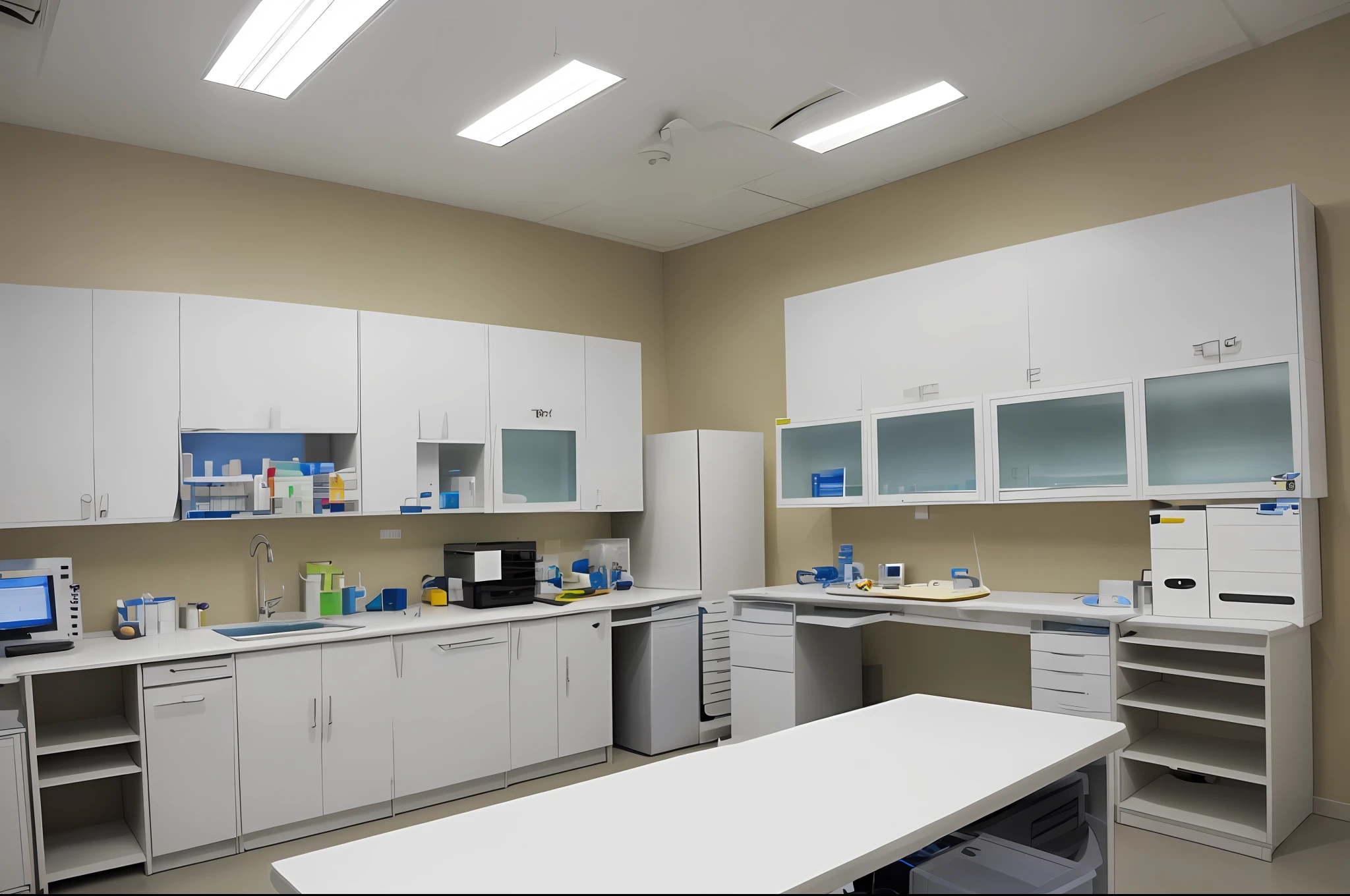 a medical laboratory