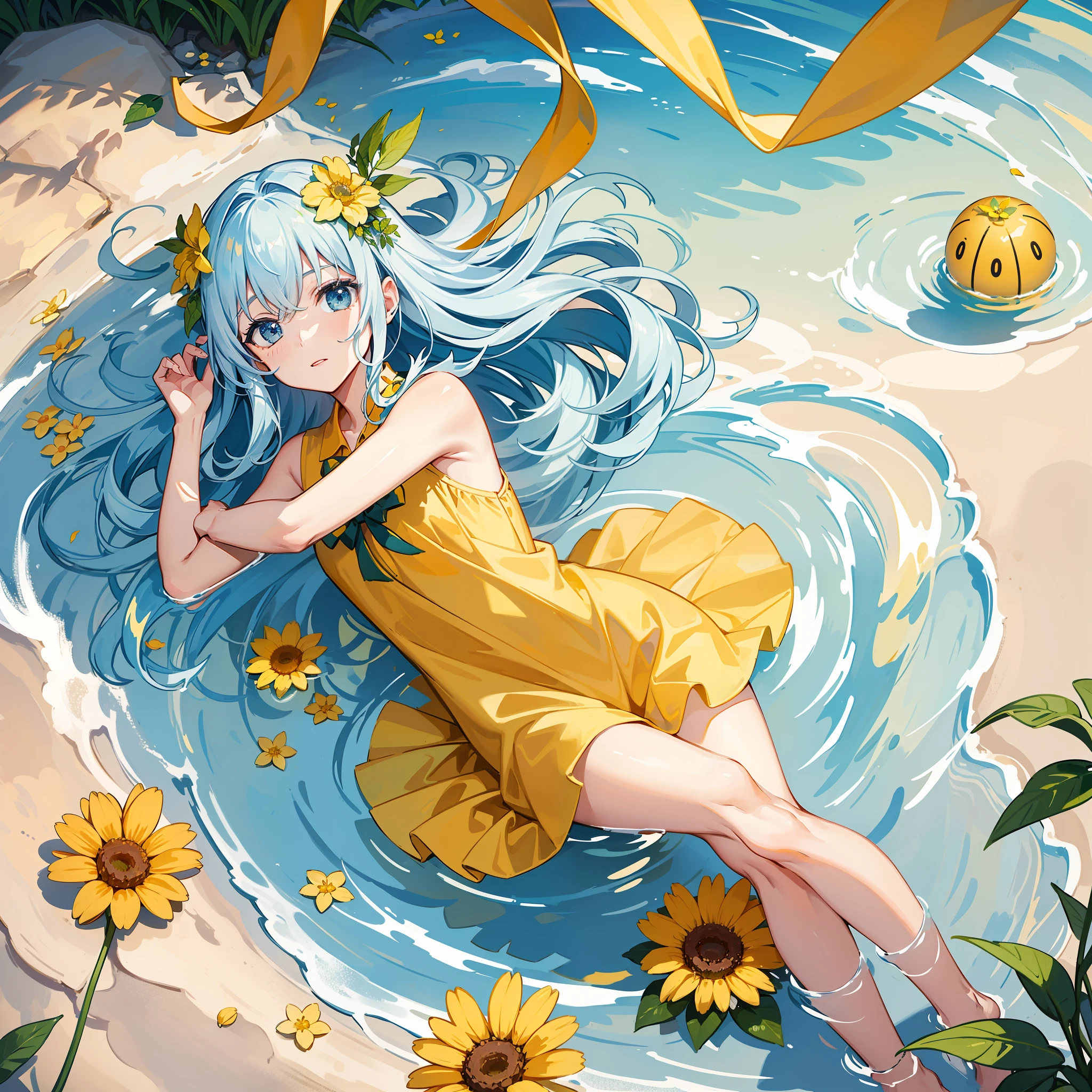 The little yellow flower of the story has been floating since the year of birth