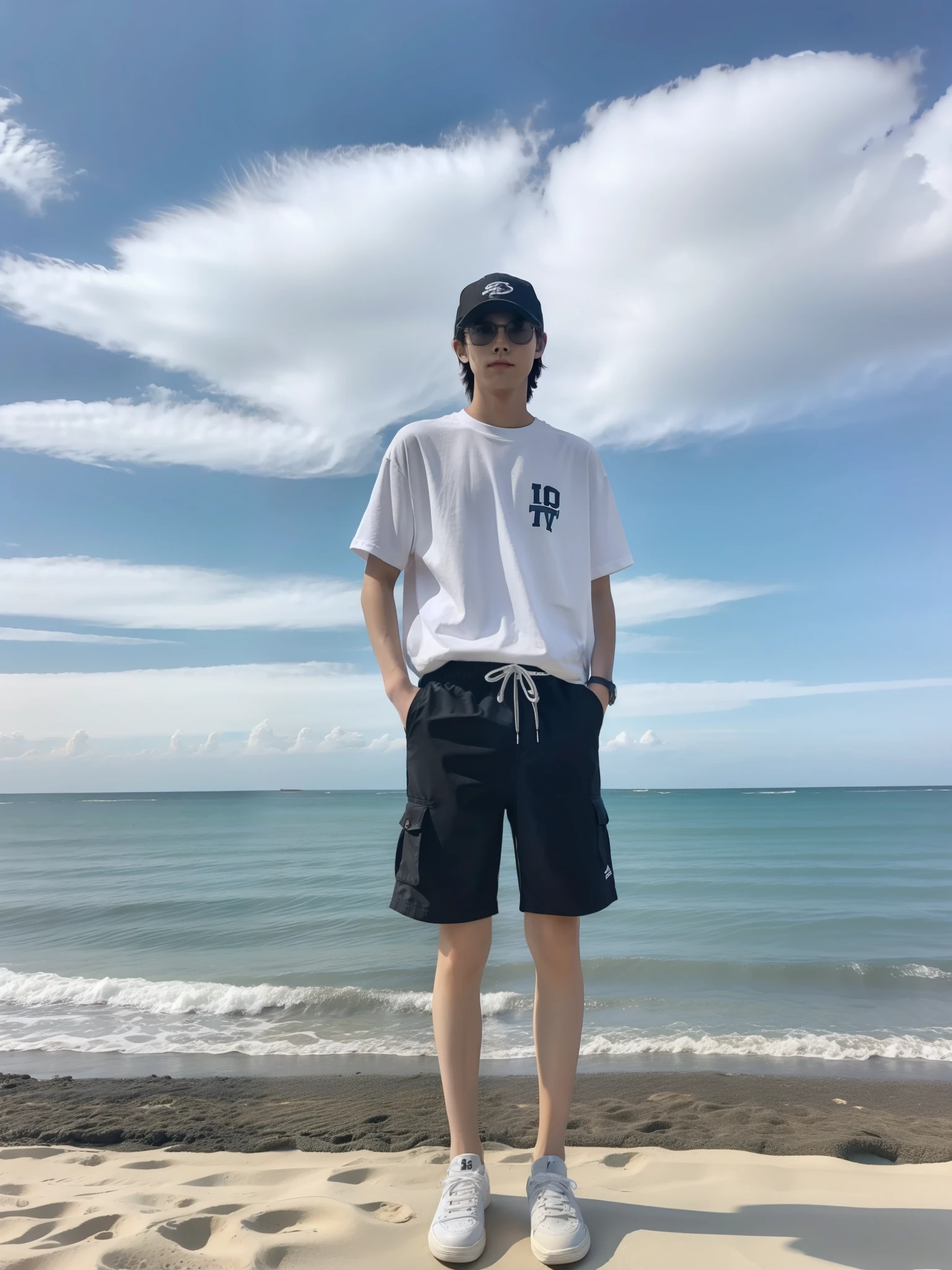 Boy, beach shorts