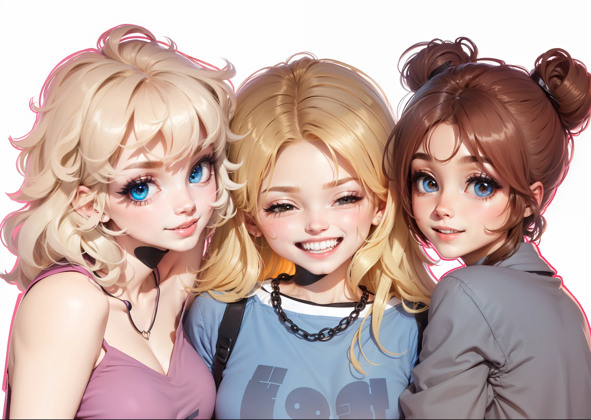 Friends, happy