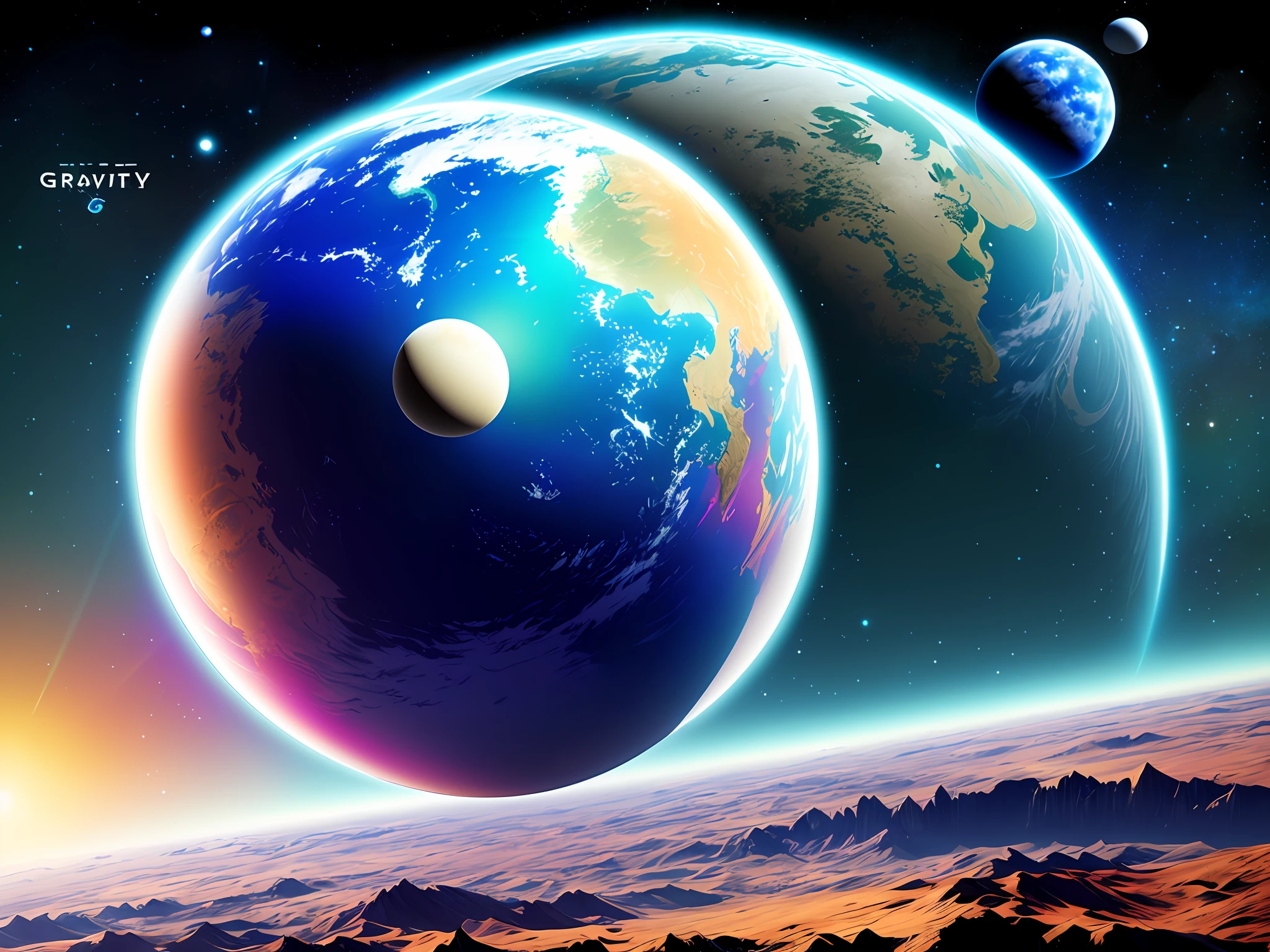 Gravity Planet, poster