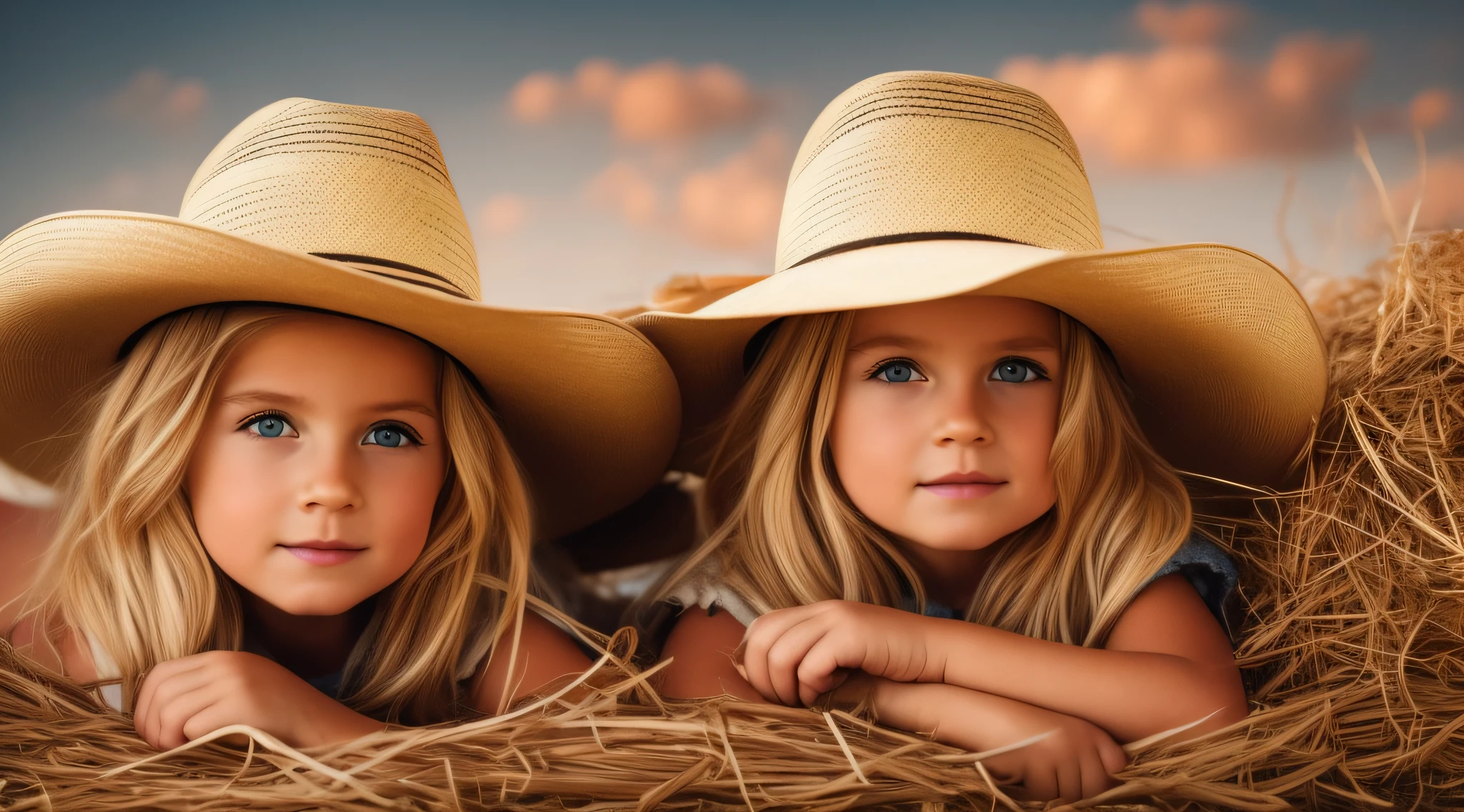 a closeup a long haired blonde girl in a cowboy hat lying in hay, Madonna, album art cover, music album cover, music album art, album cover, CD cover, cover art, album cover, album cover, album cover, cow-girl, alternative album cover, Montana, album art, cowgirl, promotional photo, artwork, album cover!