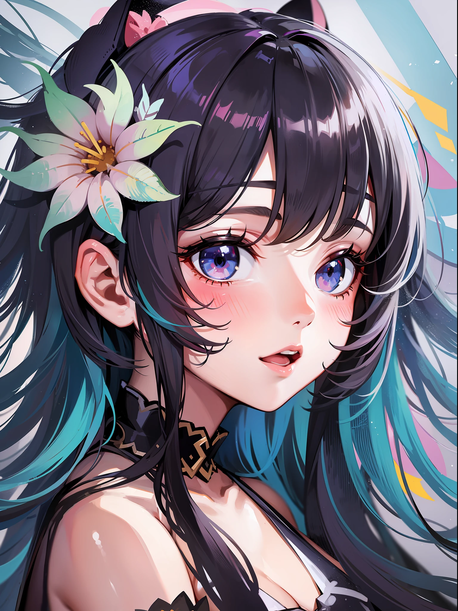 loli, abstraction, portrait, elemental,