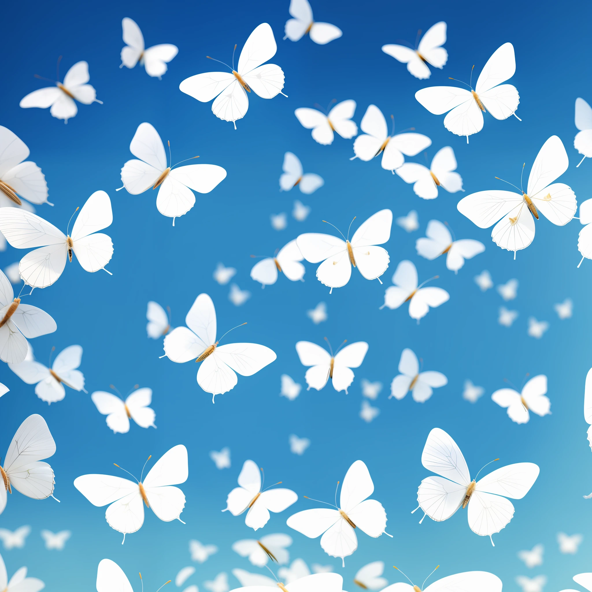[most beautiful illustration possible,stunning,flawless quality,ultra-detailed CG modeling,White butterflies:(white butterflies:1.5)]
