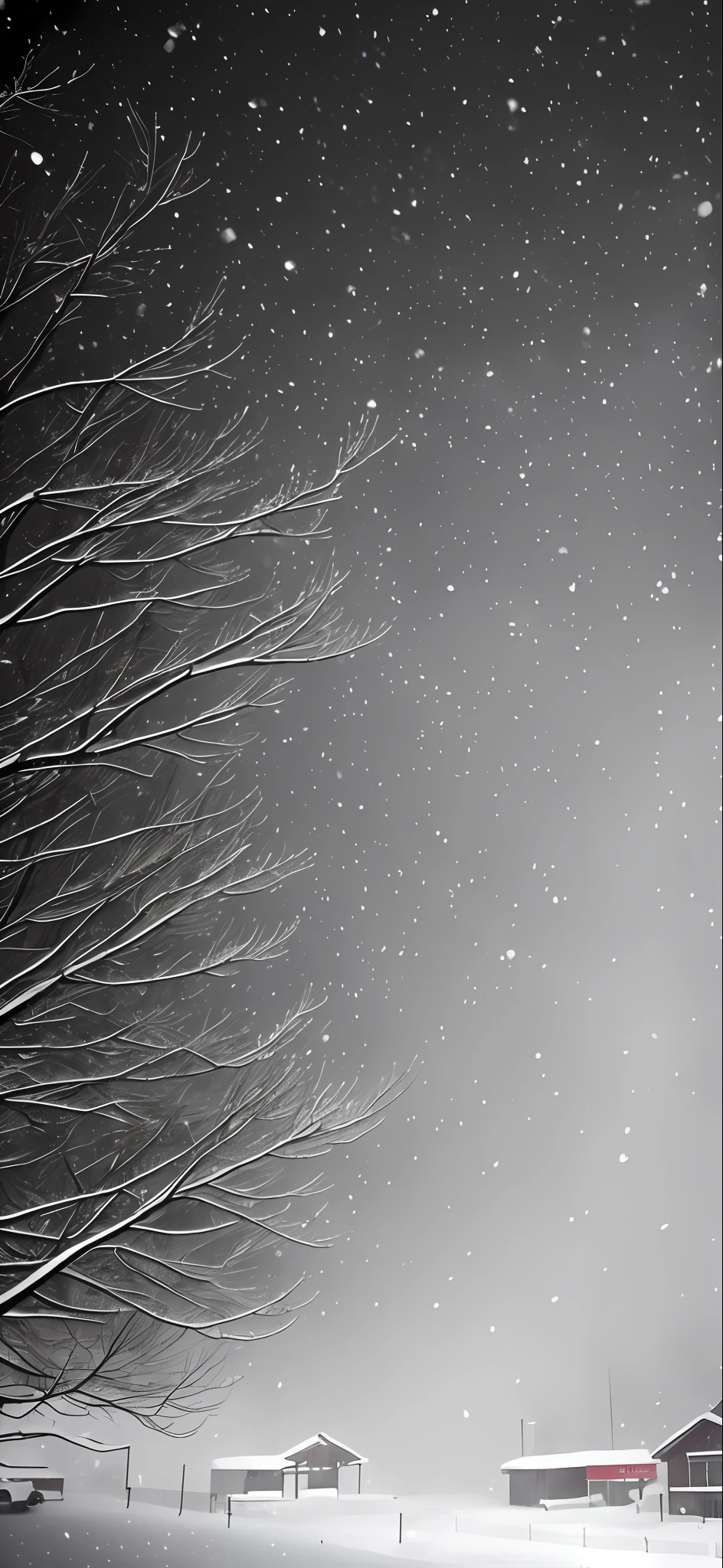 araffes snow falling down on a building in the night, snow falling, grainy footage, snowfall at night, snow is falling, snowflakes falling, falling snow, grainy black and white footage, moonlight snowing, snowing, snow flurry, outside in snow snowing, heavy snow fall, snowing outside, snowfall, floating dust particles