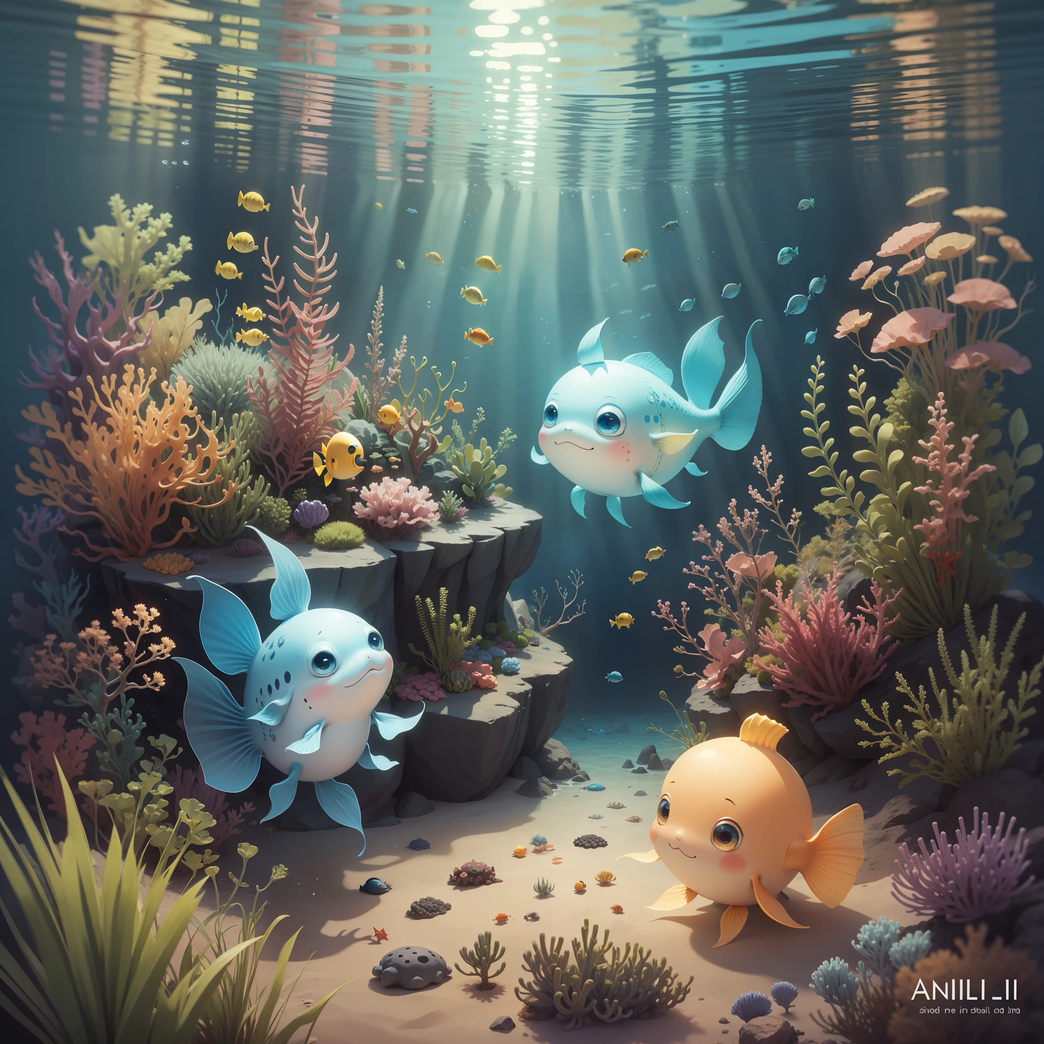 Once upon a time, at the bottom of the ocean, there lived a curious little fish named Anil