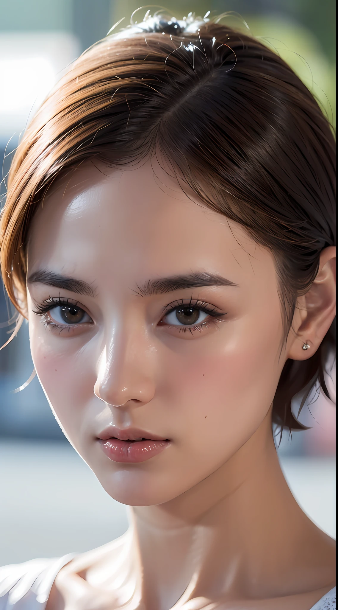 (València:1.5), close up, masterpiece, best quality, raw photo, photorealistic, face, incredibly absurdres, beautiful girl, cute, short hair, depth of field, highres, ultra-detailed, finely detail, extremely detailed, extremely detailed eyes and face, sharp pupils, realistic pupils, sharp focus, ccinematic lighting