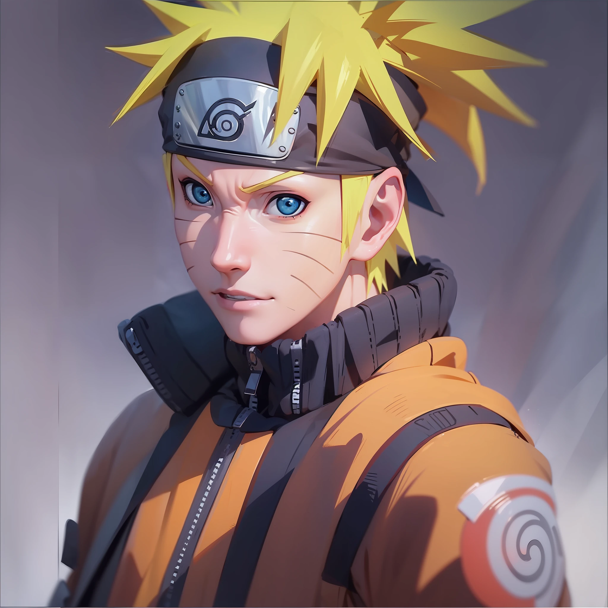 Naruto uzumaki super realistic and well detailed