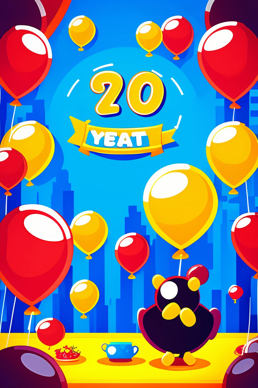 Promotional board, comic balloon, soft background, vector for plate.
