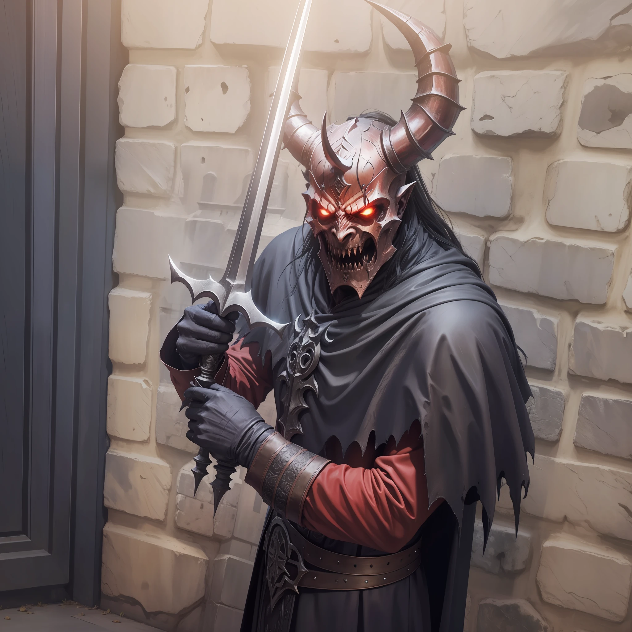 Demon Knight, Castle at Night, Gothic Realistic ,4k