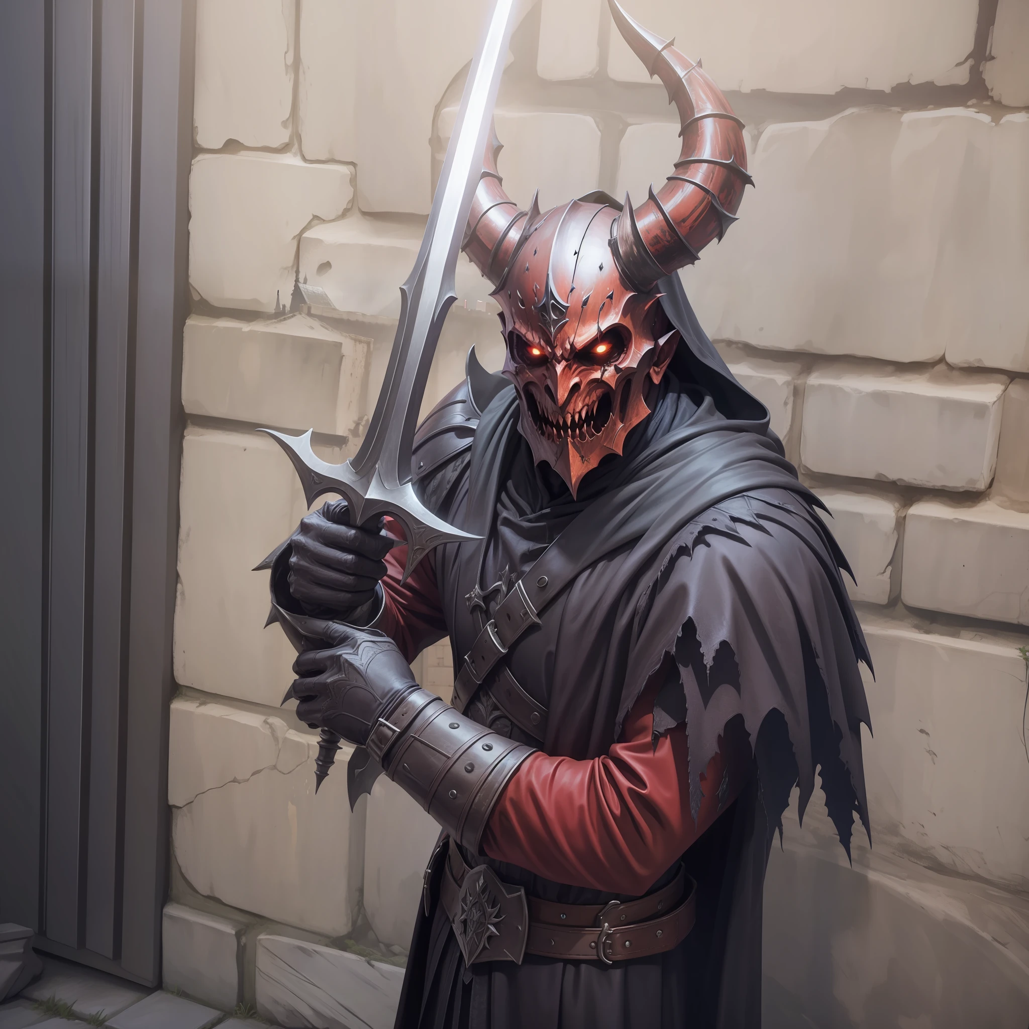 Demon Knight, Castle at Night, Gothic Realistic ,4k