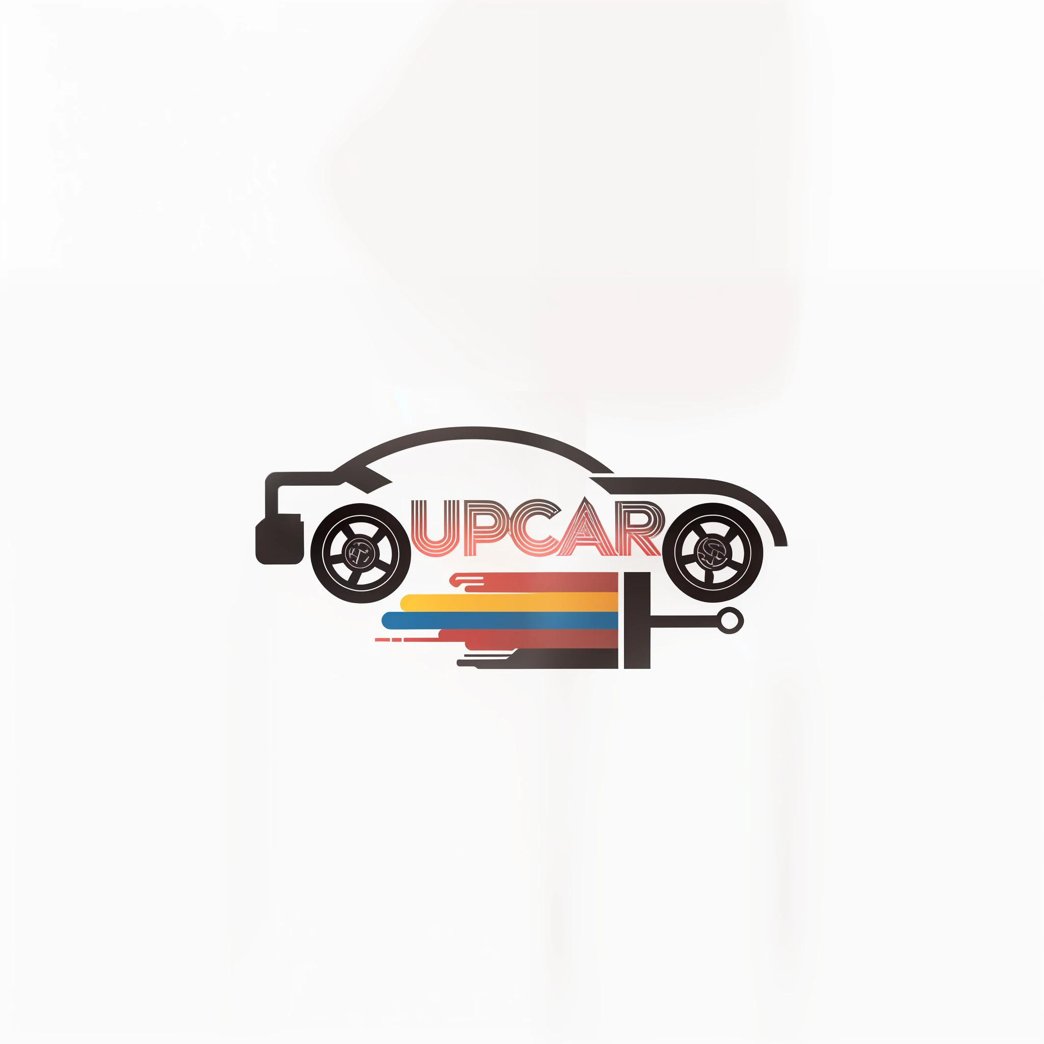 Combine the logo font with the bottom colors