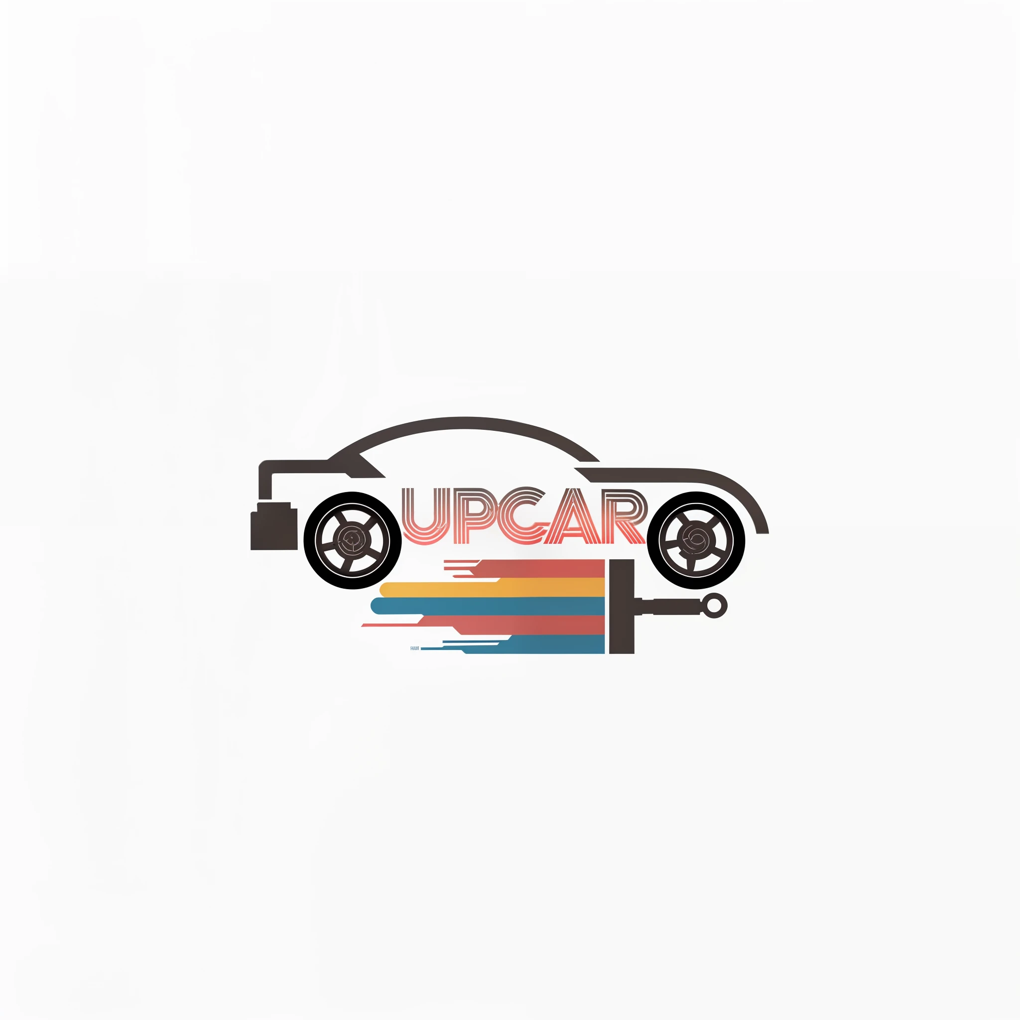 Combine the logo font with the bottom colors