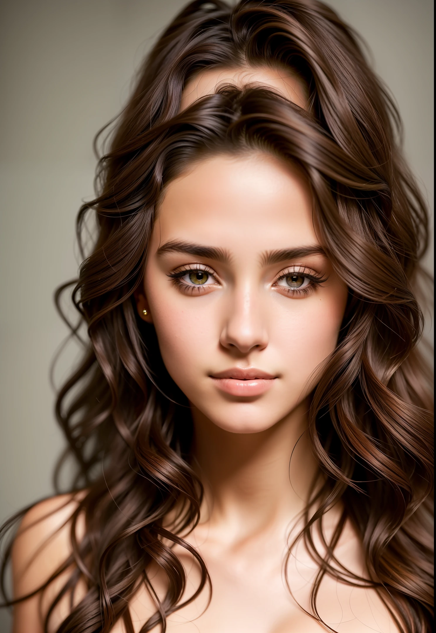 photo of a 25-year-old Brazilian girl, RAW, beautiful woman, (extra long wavy brown hair), ((portrait)), ((detailed face: 1.2)), ((detailed facial features)), (finely detailed skin), brown skin, completely nude, hotel room environment, masturbation for camera, (cold colors), (masterpiece) (perfect aspect ratio)(realistic photo)(best quality) (detailed) photographed on a Canon EOS R5, 50mm lens, F/2.8, HDR, (8k) (wallpaper) (cinematic lighting) (sensual lighting) (sharp focus) (intricate)