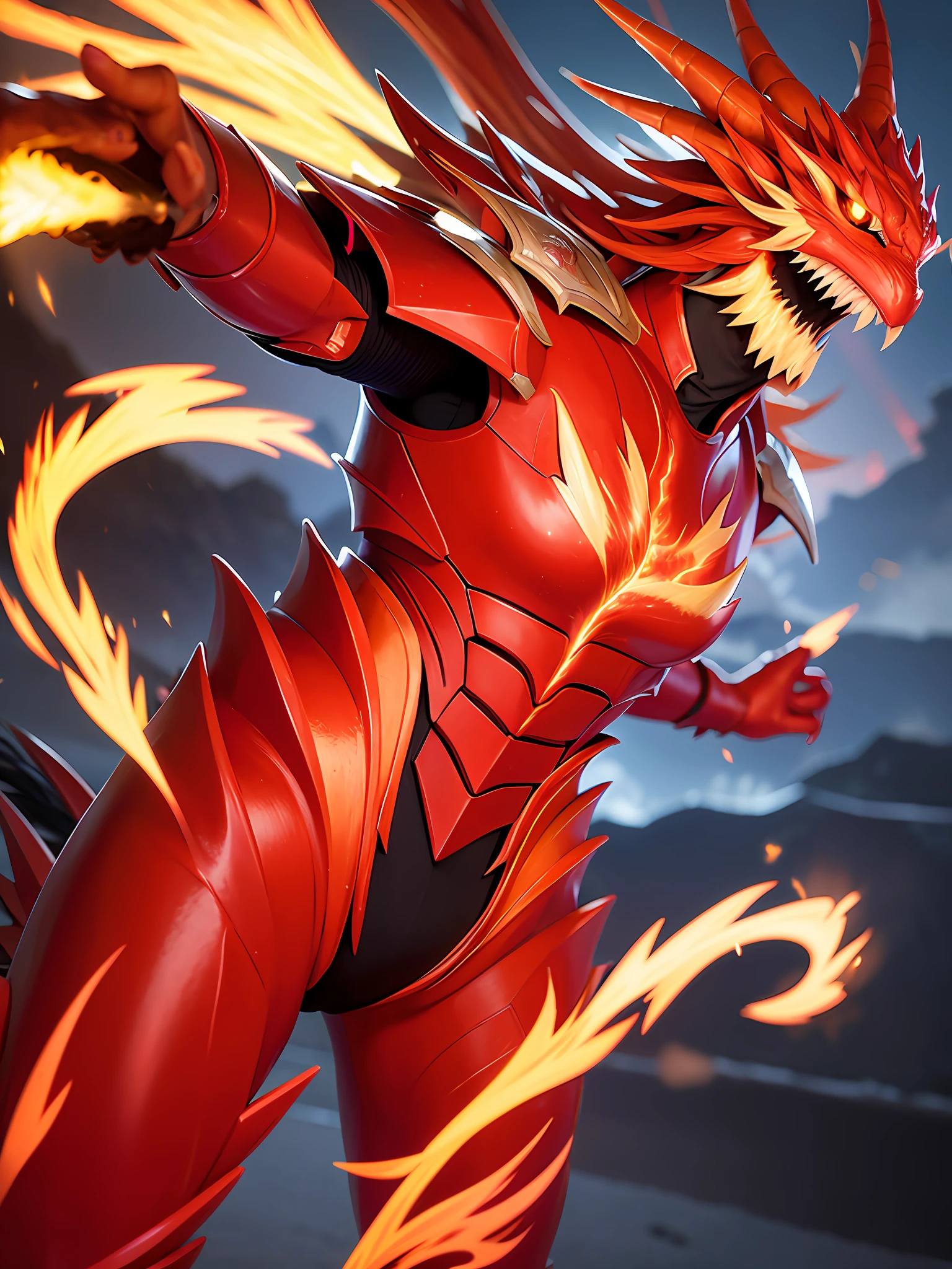 Flame Dragon Armor