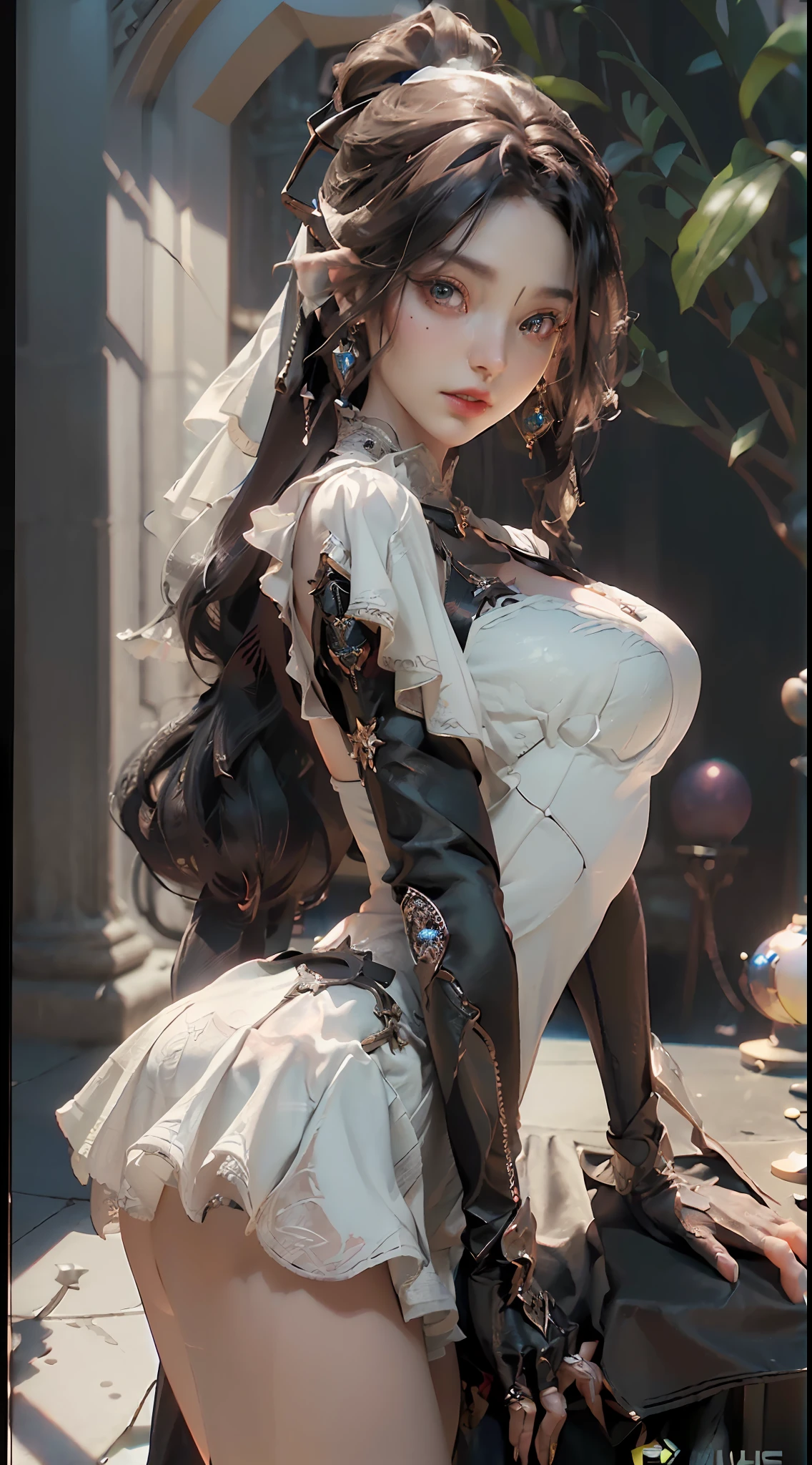 (Best Quality), ((Masterpiece), (Detail: 1.4), 3D, A Beautiful Succubus, Glamorous, Sexy, HDR (High Dynamic Range), Ray Tracing, NVIDIA RTX, Super-Resolution, Unreal 5, Subsurface Scattering, PBR Textures, Post-processing, Anisotropic Filtering, Depth of Field, Maximum Sharpness and Clarity, Multi-layer Textures, Albedo and Highlight Maps, Surface Shading, Accurate simulation of light-material interactions, perfect proportions, Octane Render, two-color light, large aperture, low ISO, white balance, rule of thirds, 8K RAW,